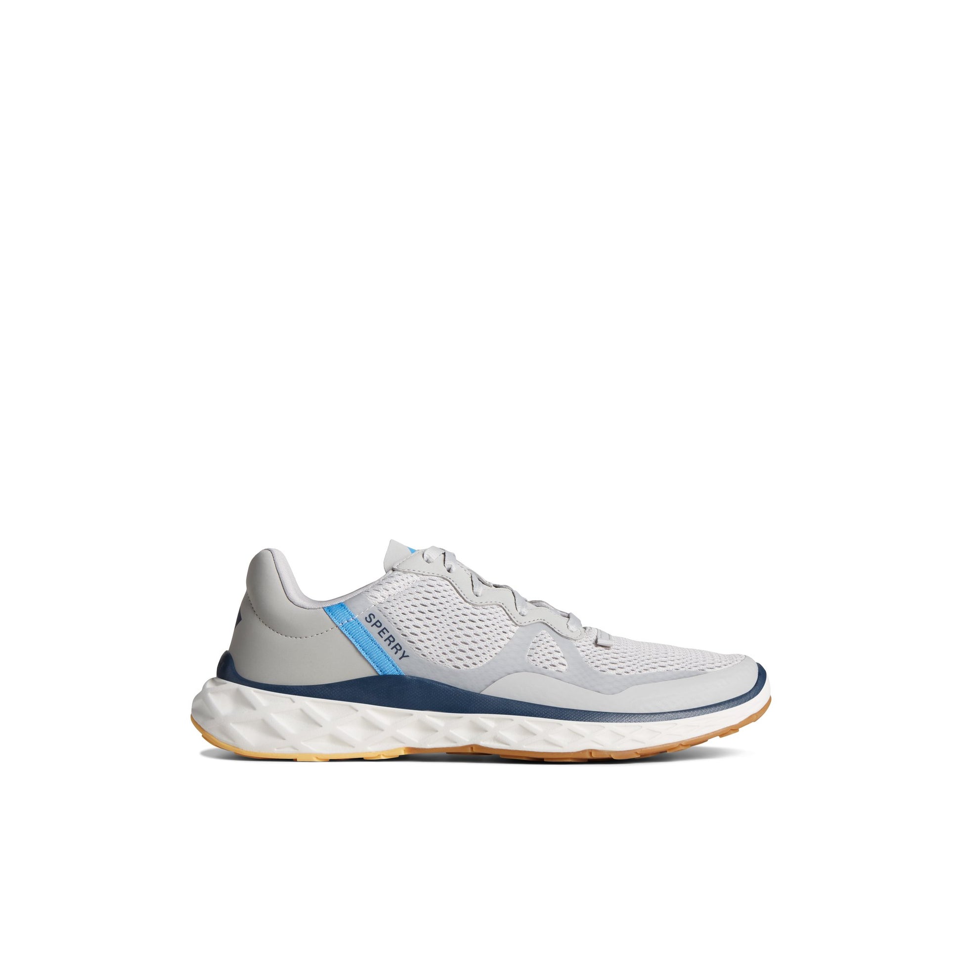 Main View of Grey SeaCycled™ Headsail Sneaker Sneakers for Mens