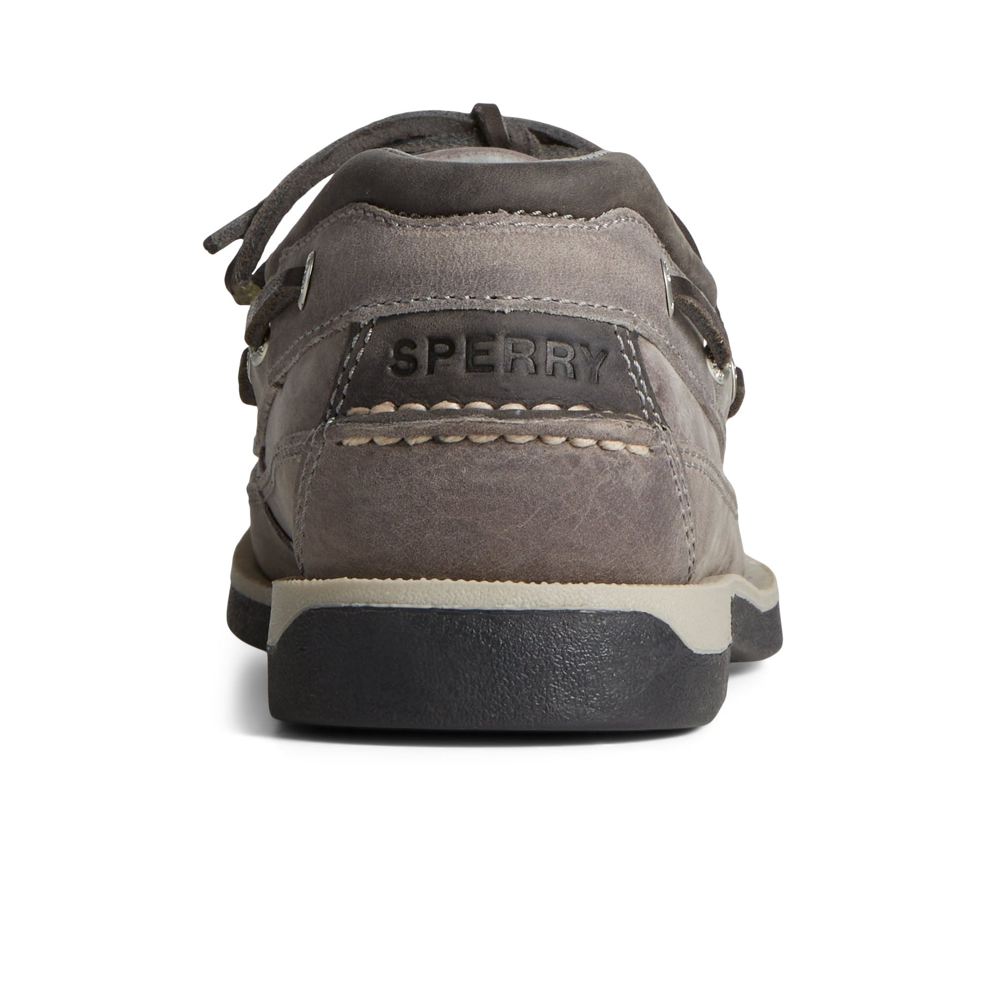 Close-up of the Grey Mako Canoe Moc Boat Shoe Boat Shoes