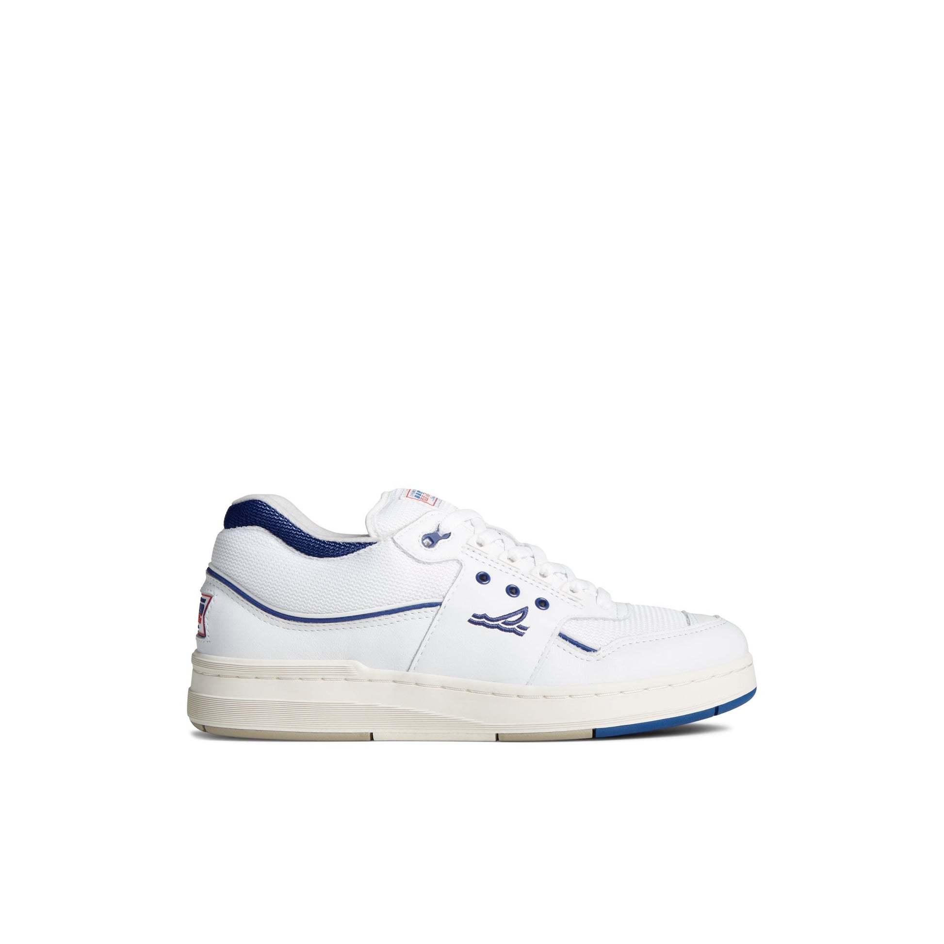 Main View of White US12 Sneaker Vulcanized Sneaker for Unisex