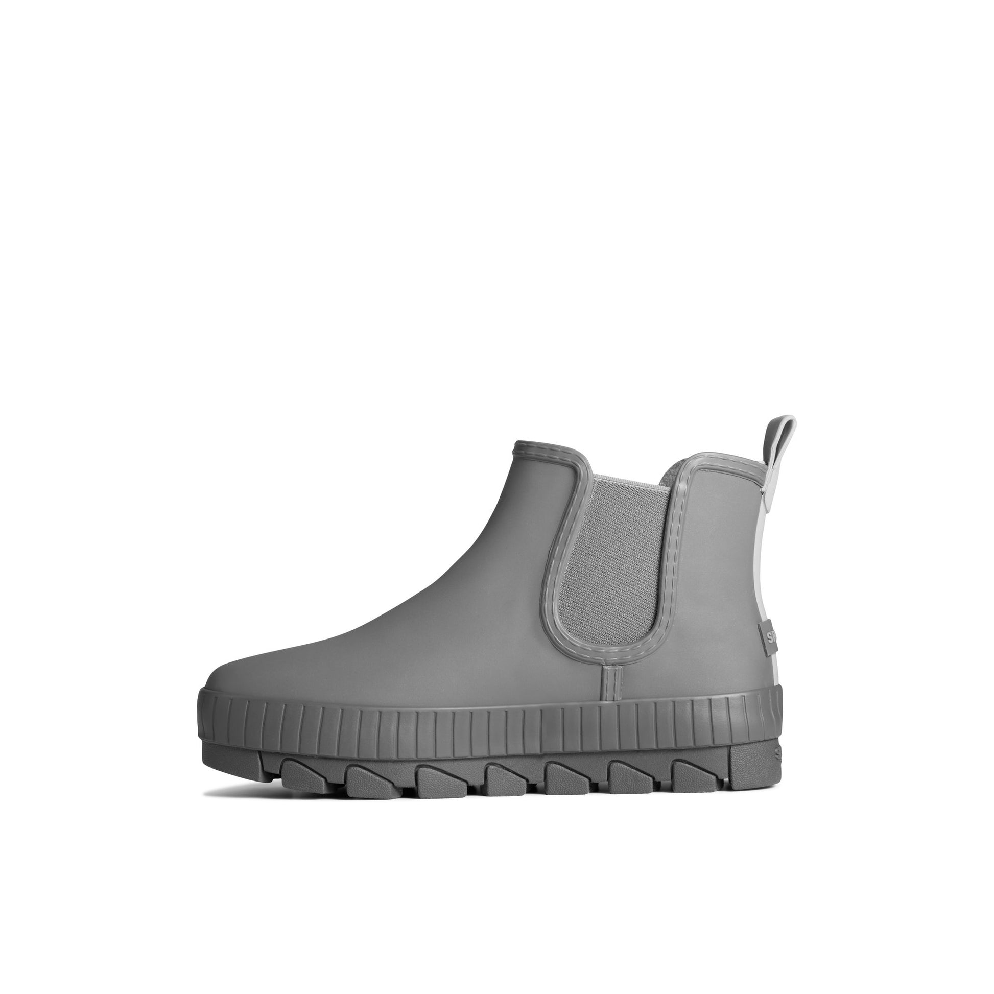 Side view of Grey Torrent Chelsea Waterproof Rain Boot Chelsea Rain Boot