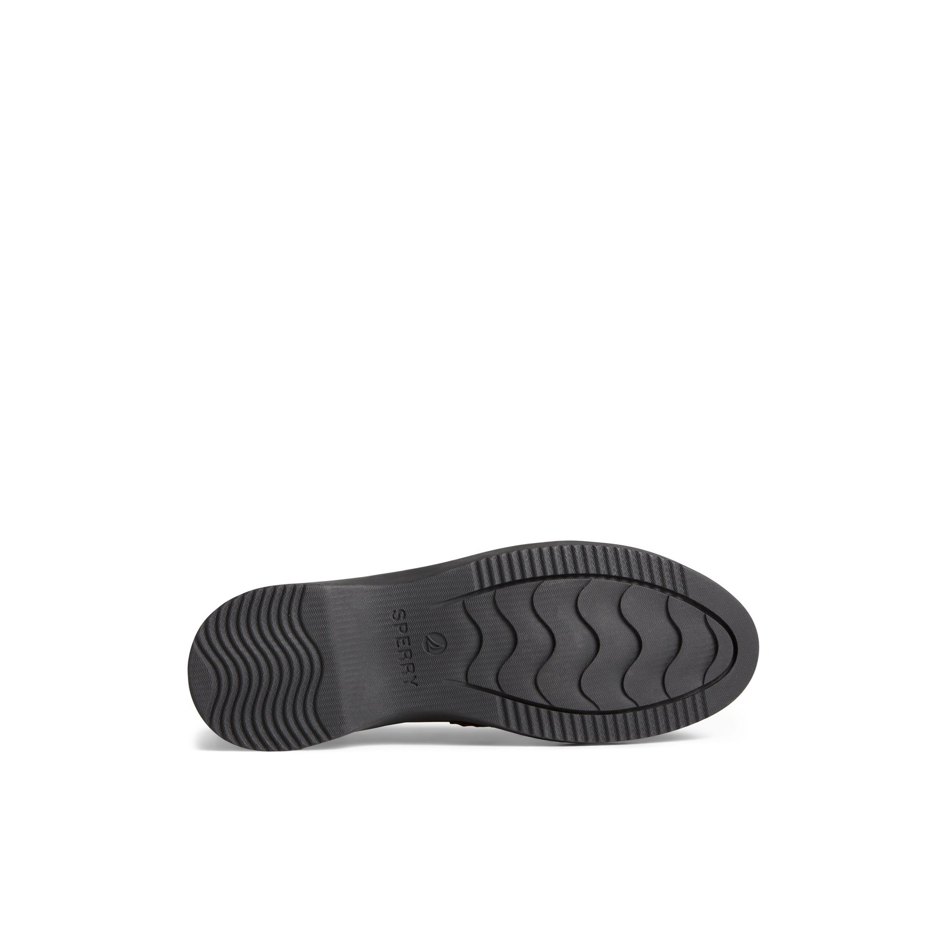 View of Dark Brown Bayside Boat Shoe Loafer Casual Shoes's sole
