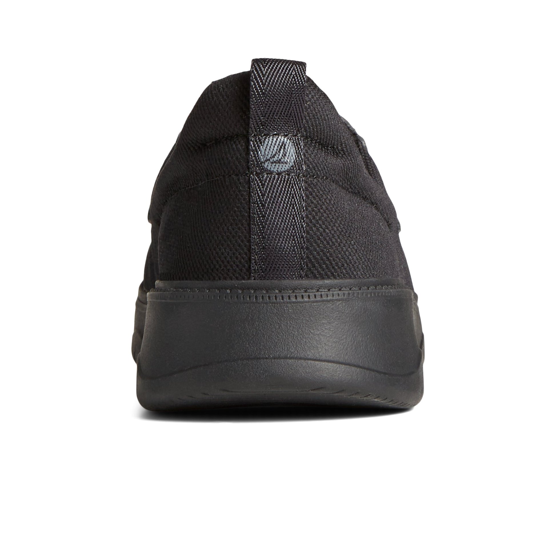 Close-up of the Black Skipper Boat Shoe Boat Shoes