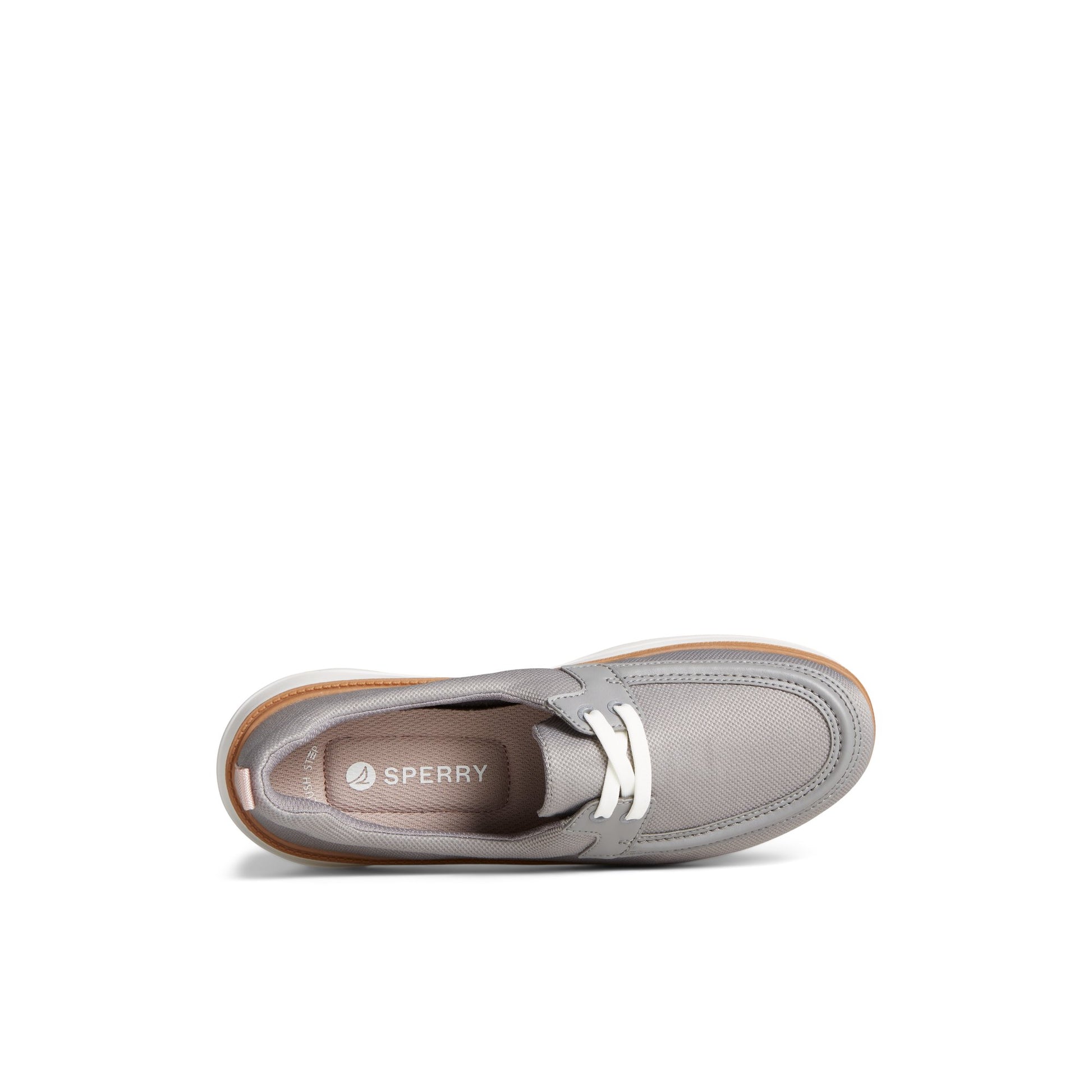 Top-down view of the Grey Skipper Boat Shoe Boat Shoes
