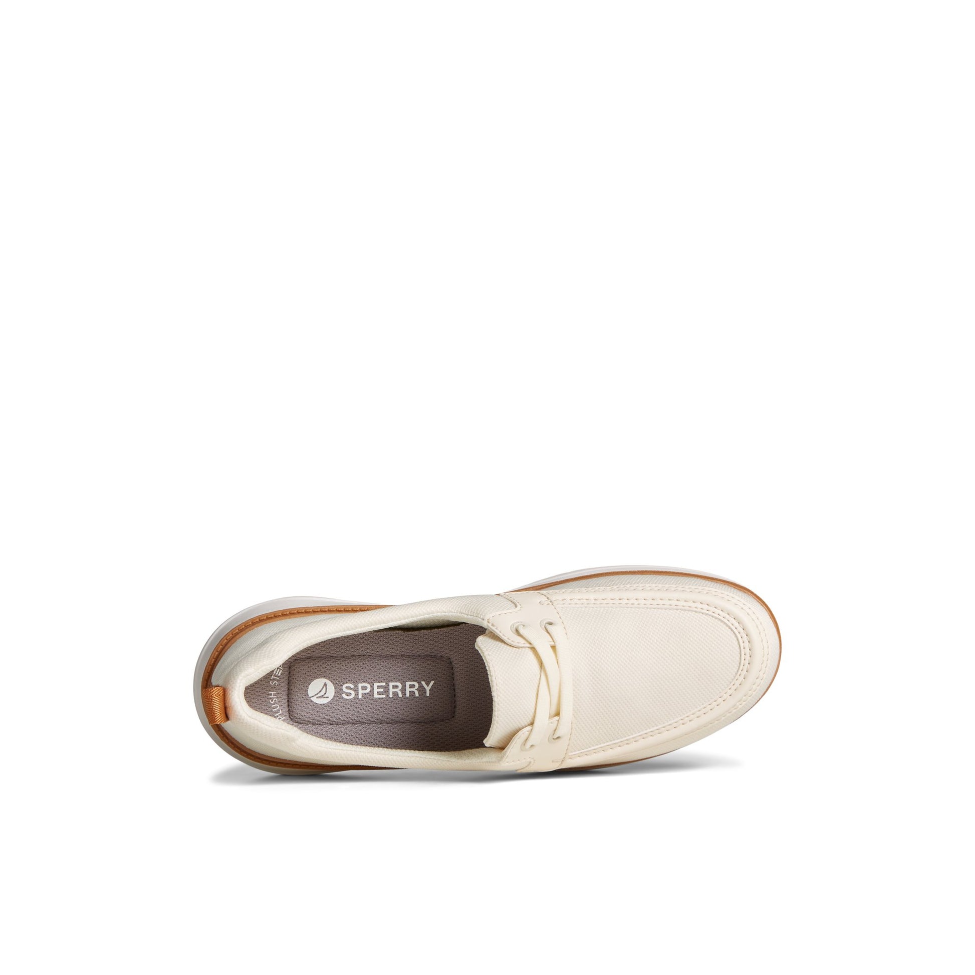 Top-down view of the Bone Skipper Boat Shoe Boat Shoes