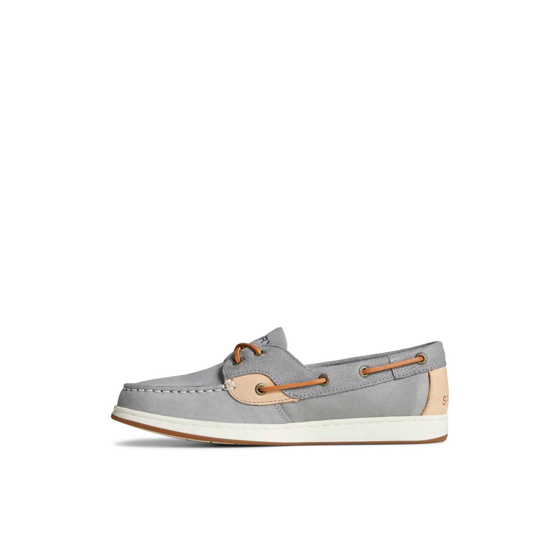 Side view of Grey Coastfish Boat Shoe Boat Shoes