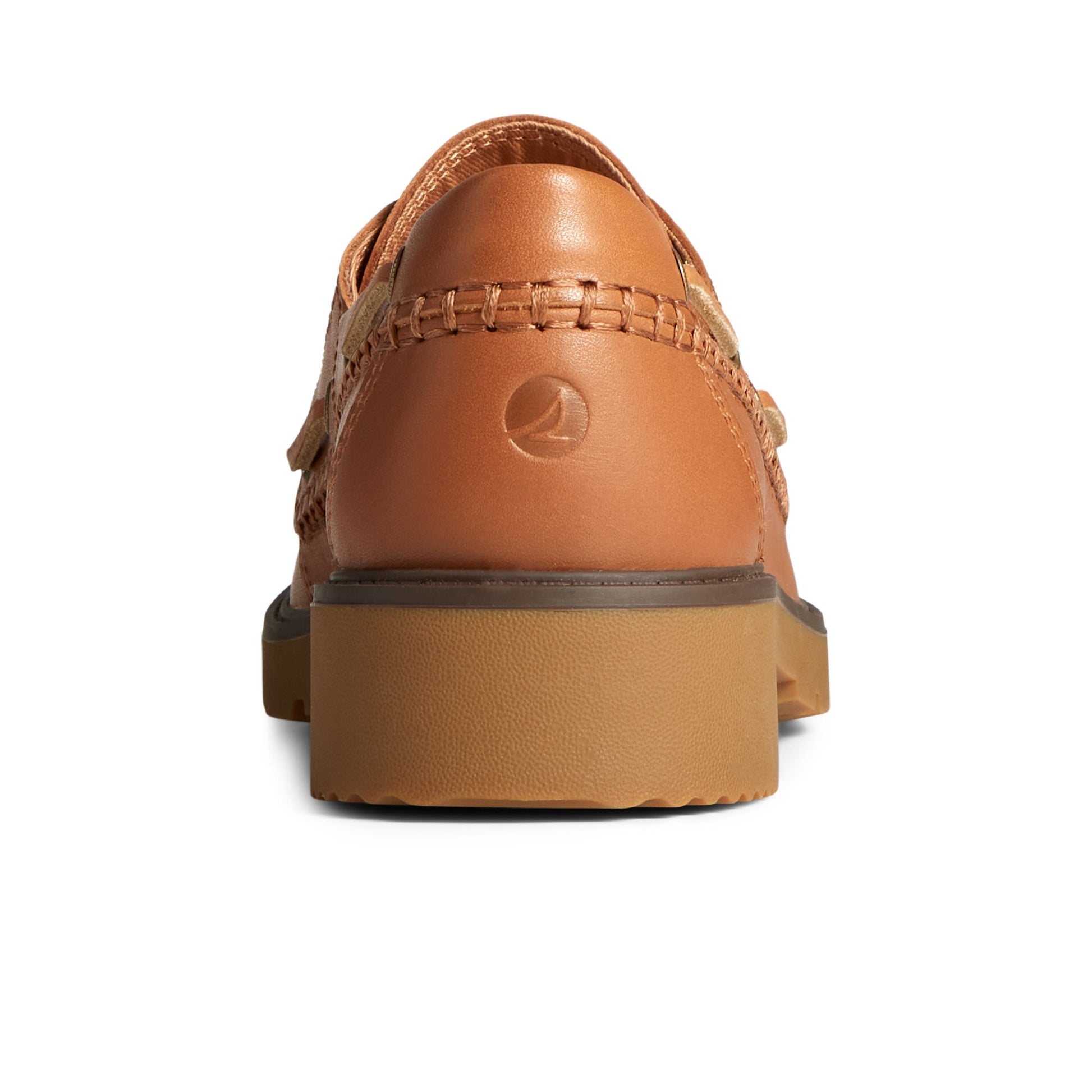 Close-up of the Medium Beige Wells Boat Shoe Boat Shoes