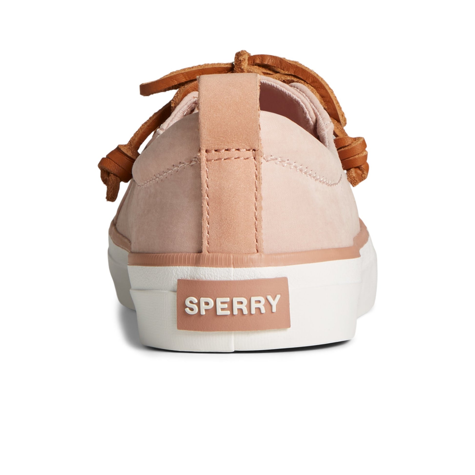 Close-up of the Medium Pink Crest Vibe Sneaker Vulcanized Sneaker