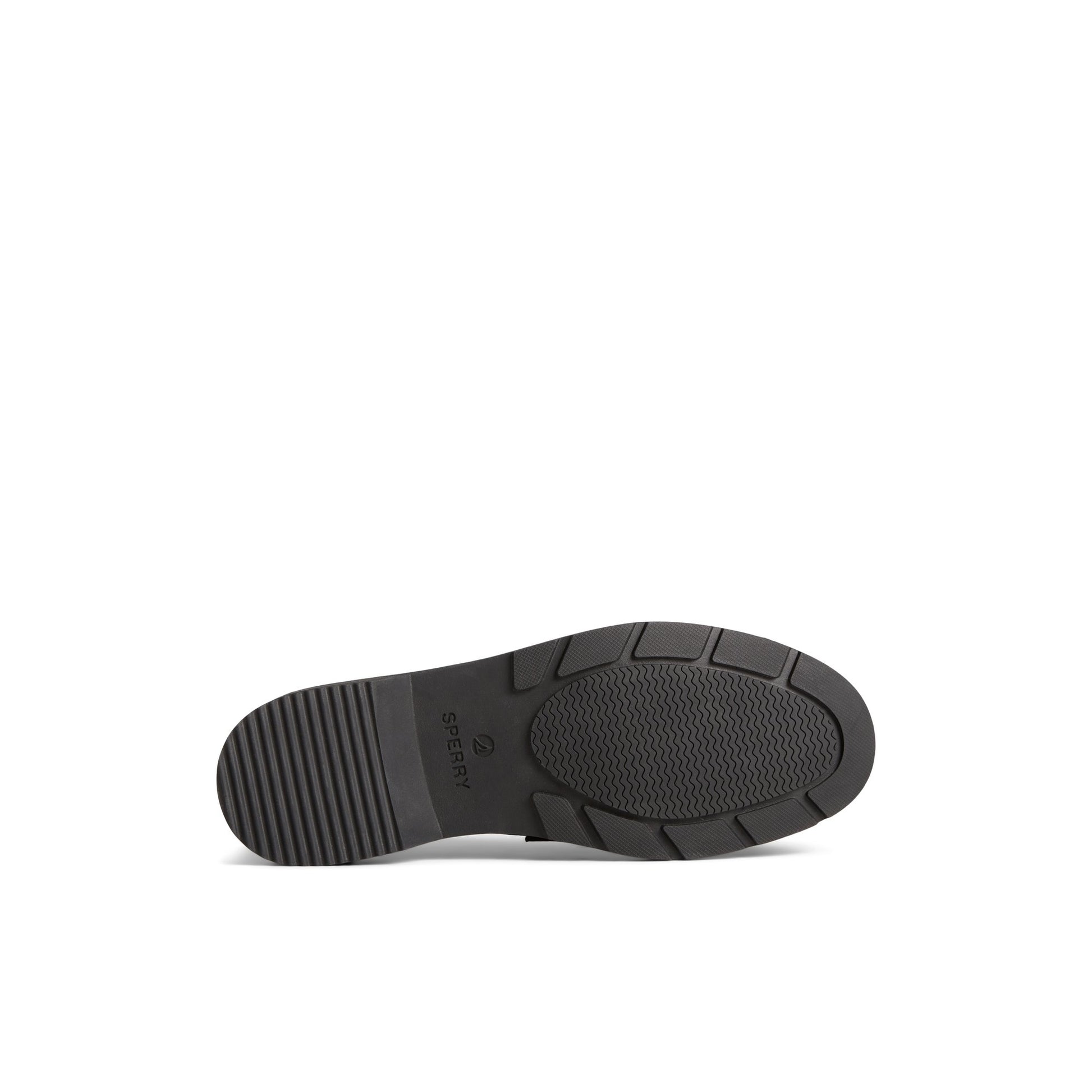View of Black Wells Loafer Boat Shoes's sole