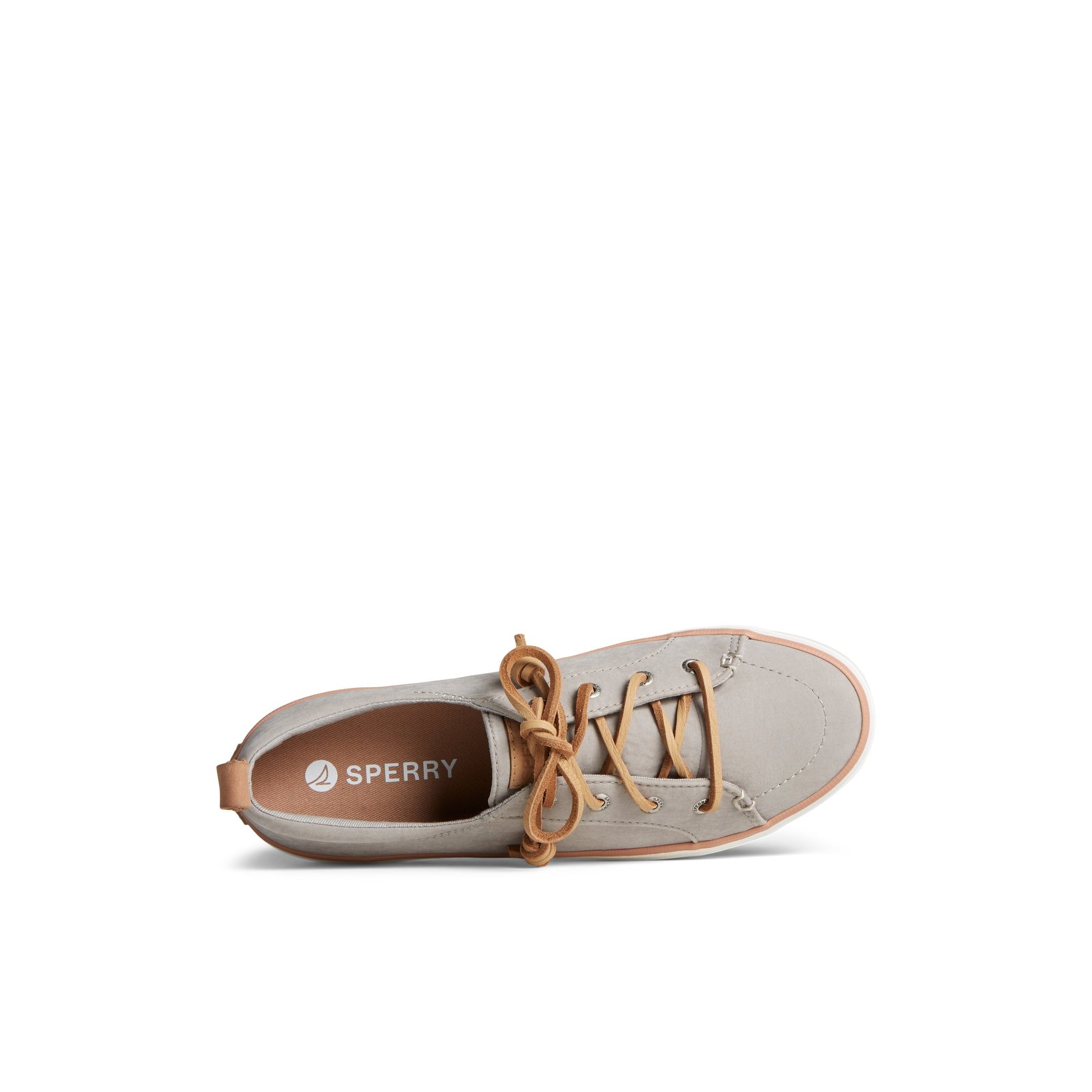 Top-down view of the Grey Crest Vibe Sneaker Vulcanized Sneaker
