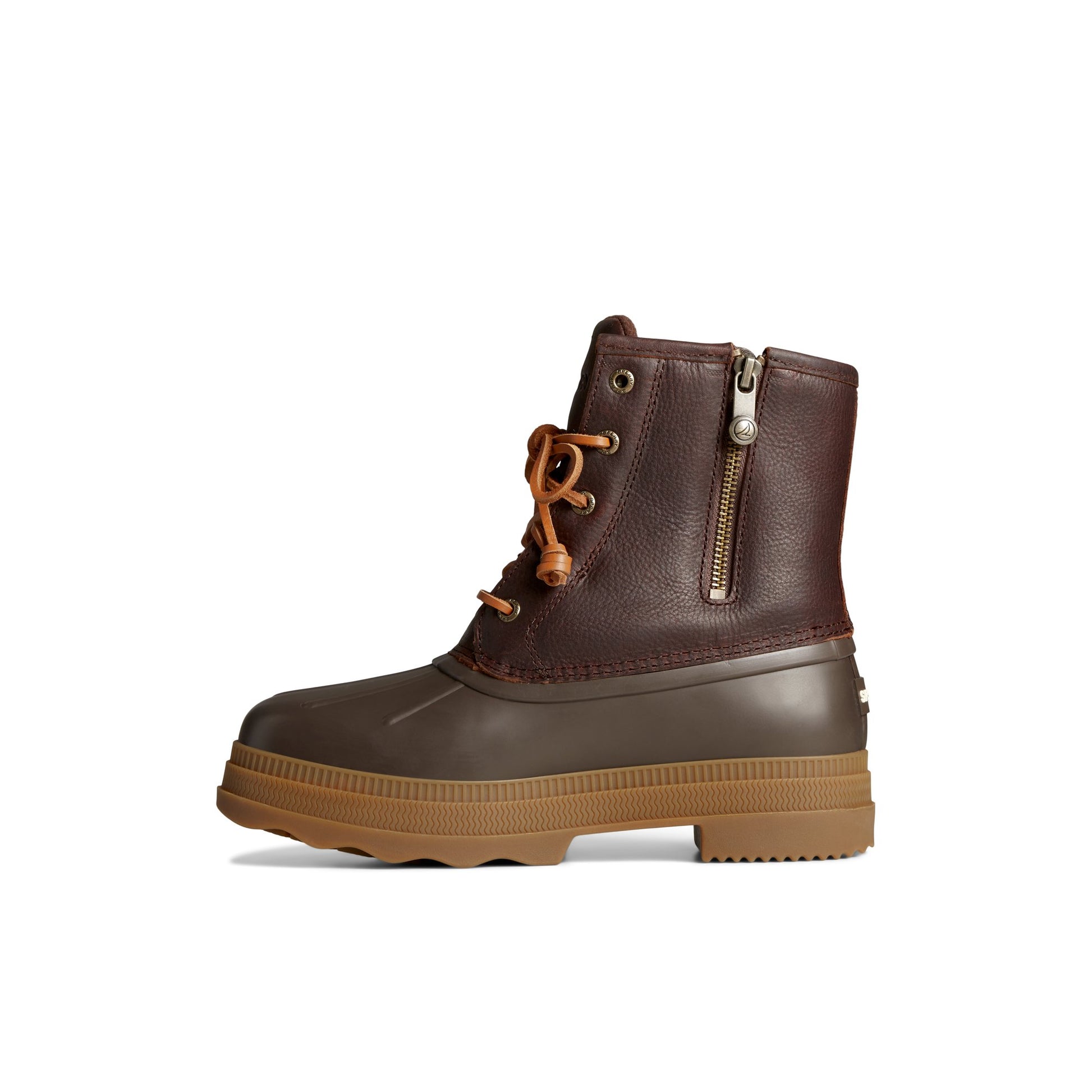 Side view of Dark brown Saltwater™ 2.0 Duck Boot Duck Boots