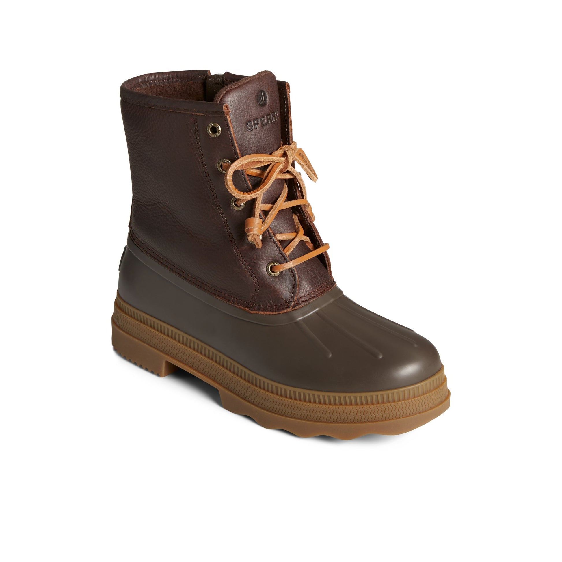 Three-quarter angle of Dark brown Saltwater™ 2.0 Duck Boot Duck Boots's front side