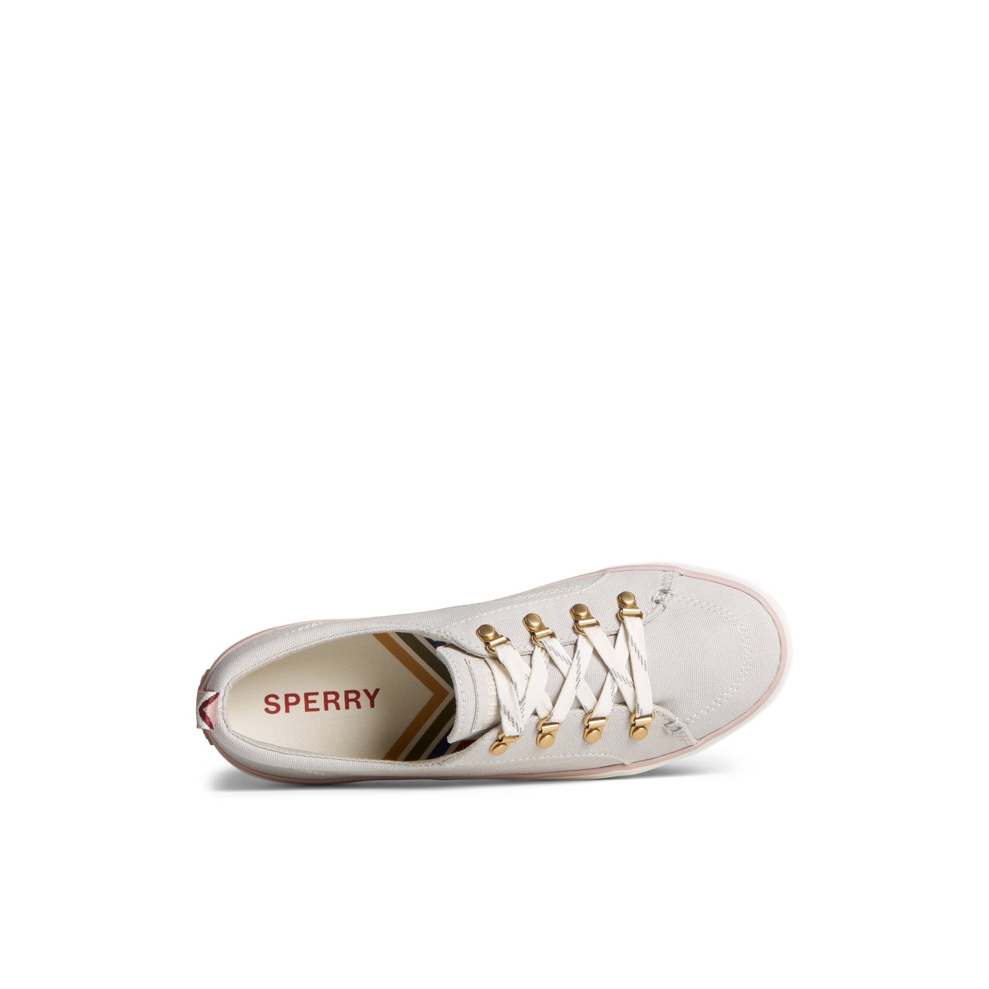 Top-down view of the Grey Crest Vibe Sneaker Sneakers
