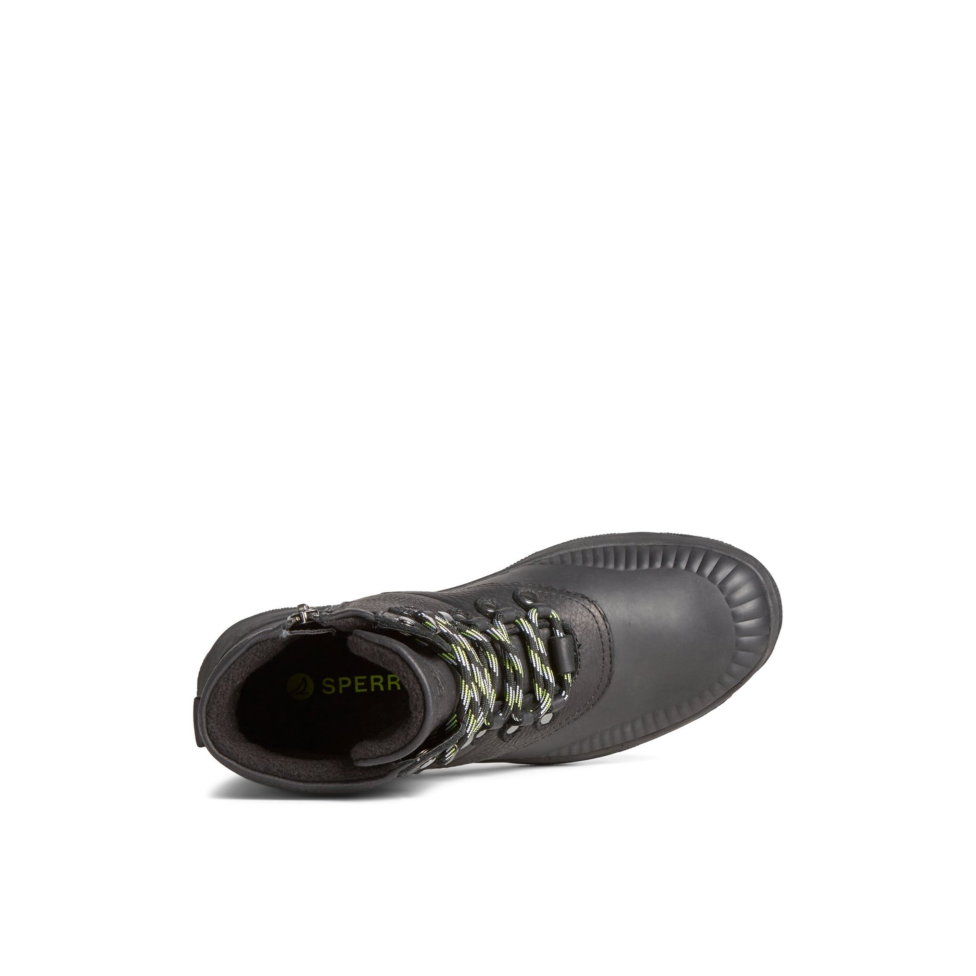 Top-down view of the Black Acadia Boot Fall/Winter Boots