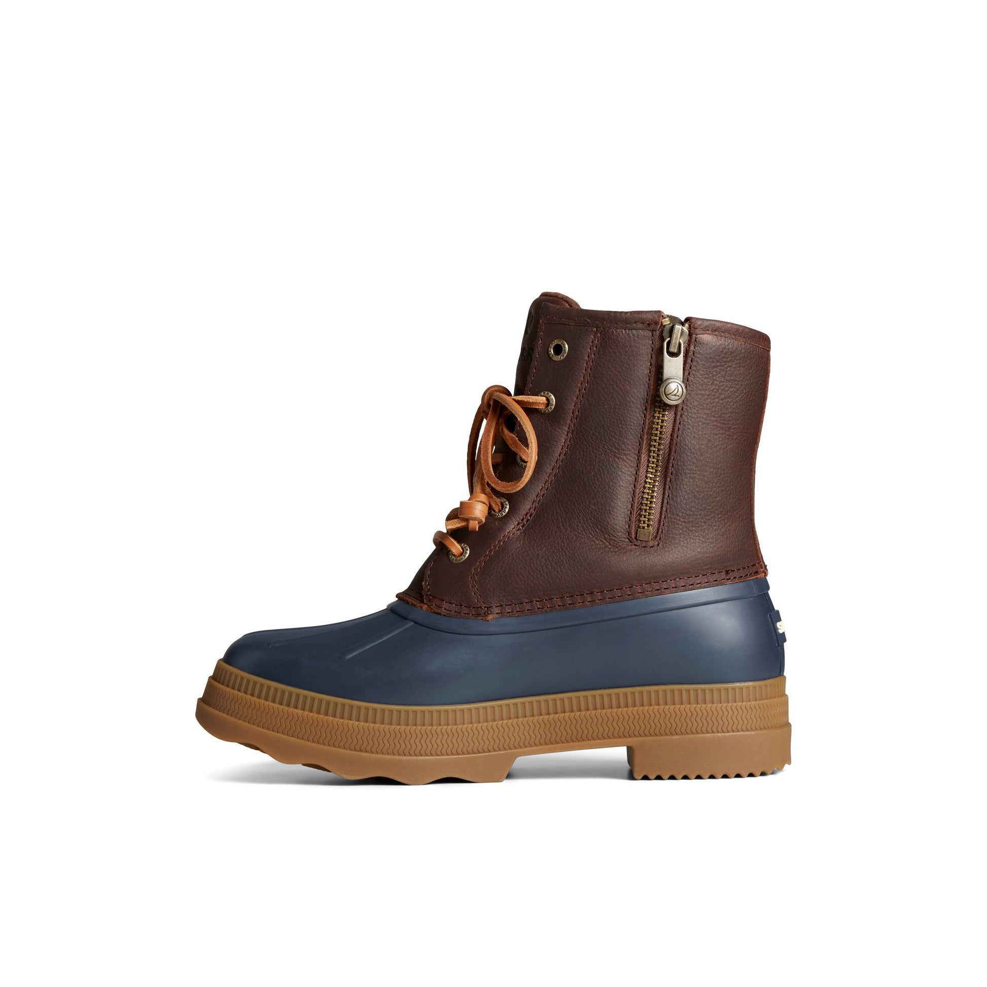 Side view of Navy Saltwater 2.0 Duck Boot Duck Boots