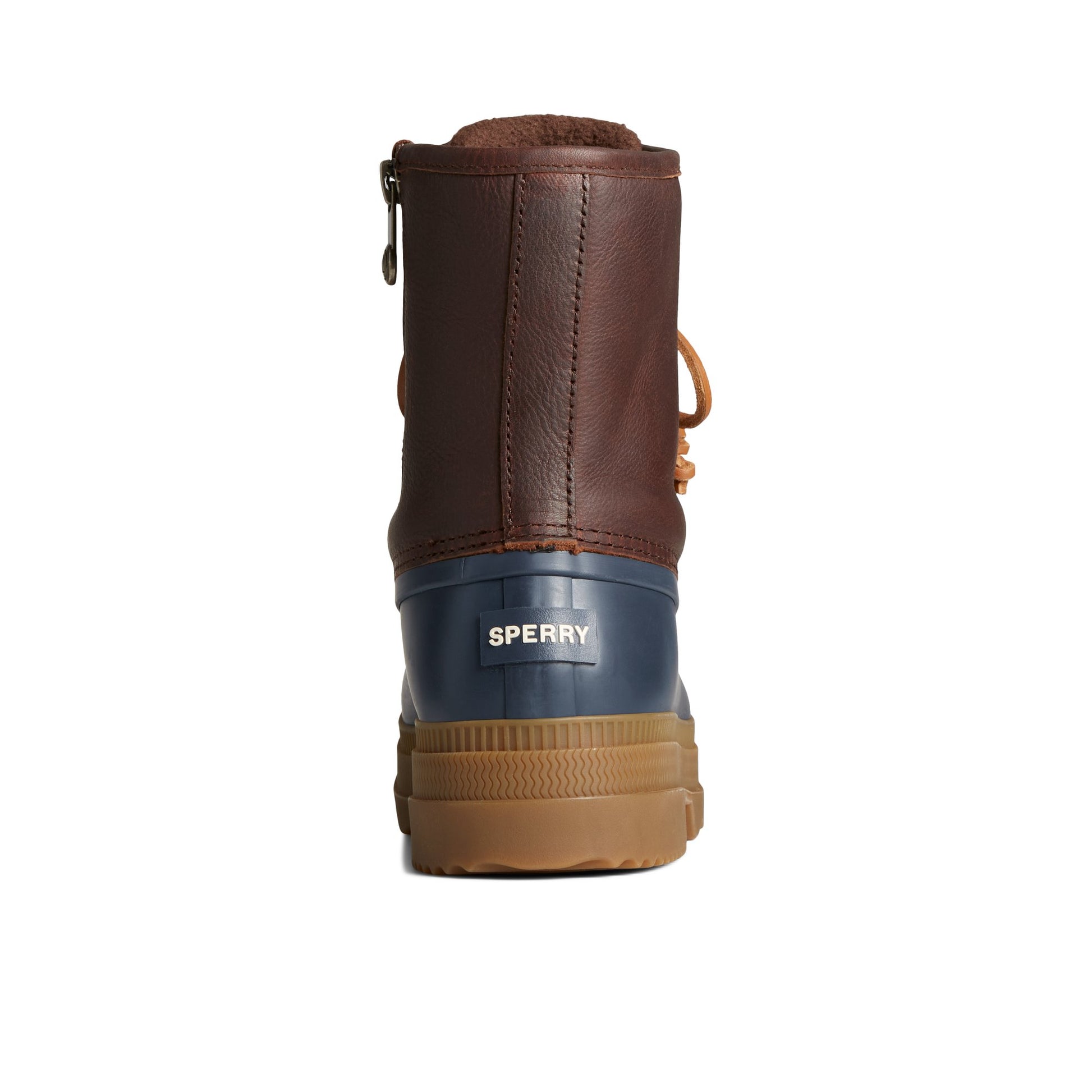 Close-up of the Navy Saltwater 2.0 Duck Boot Duck Boots