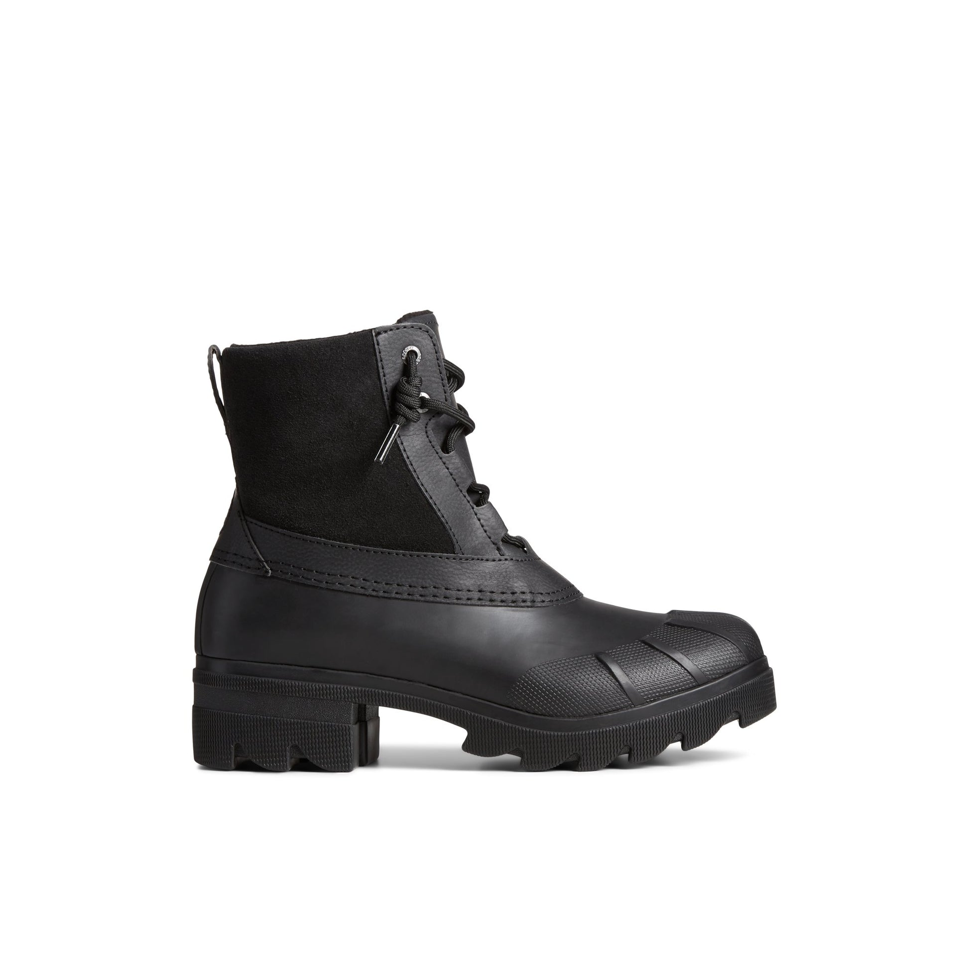 Main View of Black Syren Ascend Boot Duck Boots for Womens