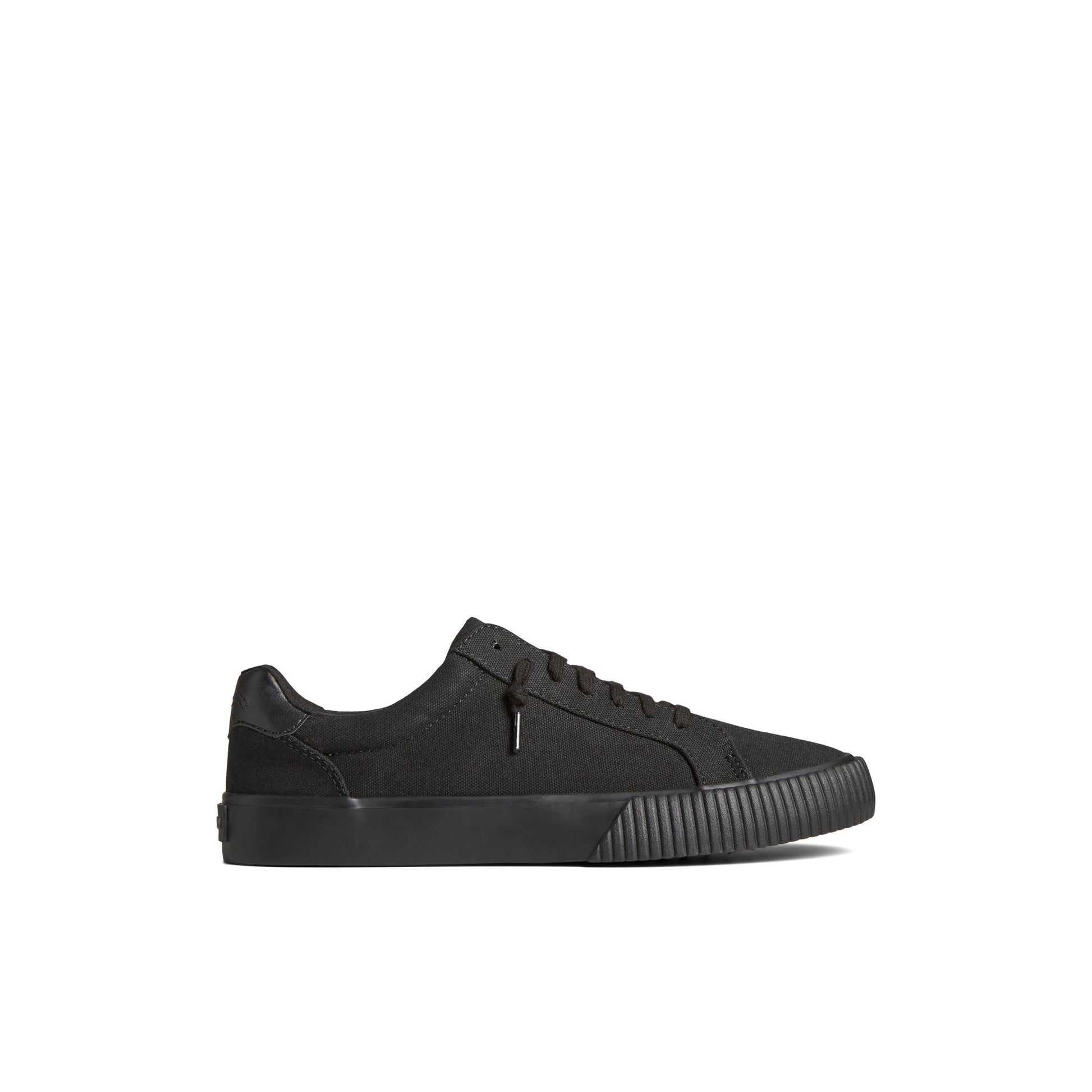 Main View of Black Bermuda Sneaker Vulcanized Sneaker for Womens