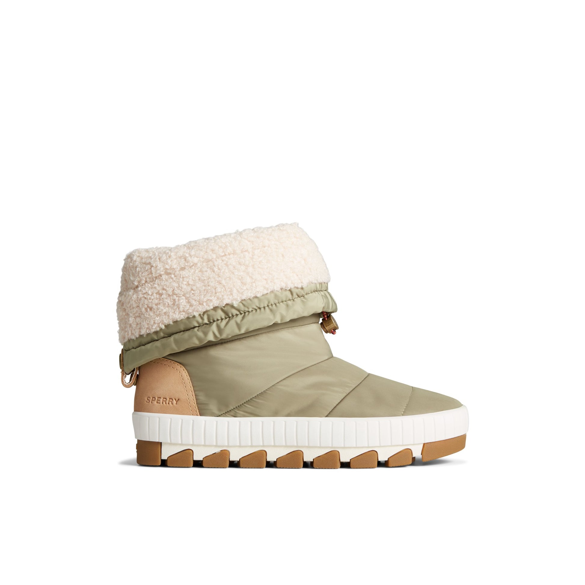 Main View of Medium Green Seacycled™ Torrent Fold Down Boot Winter Boots for Womens