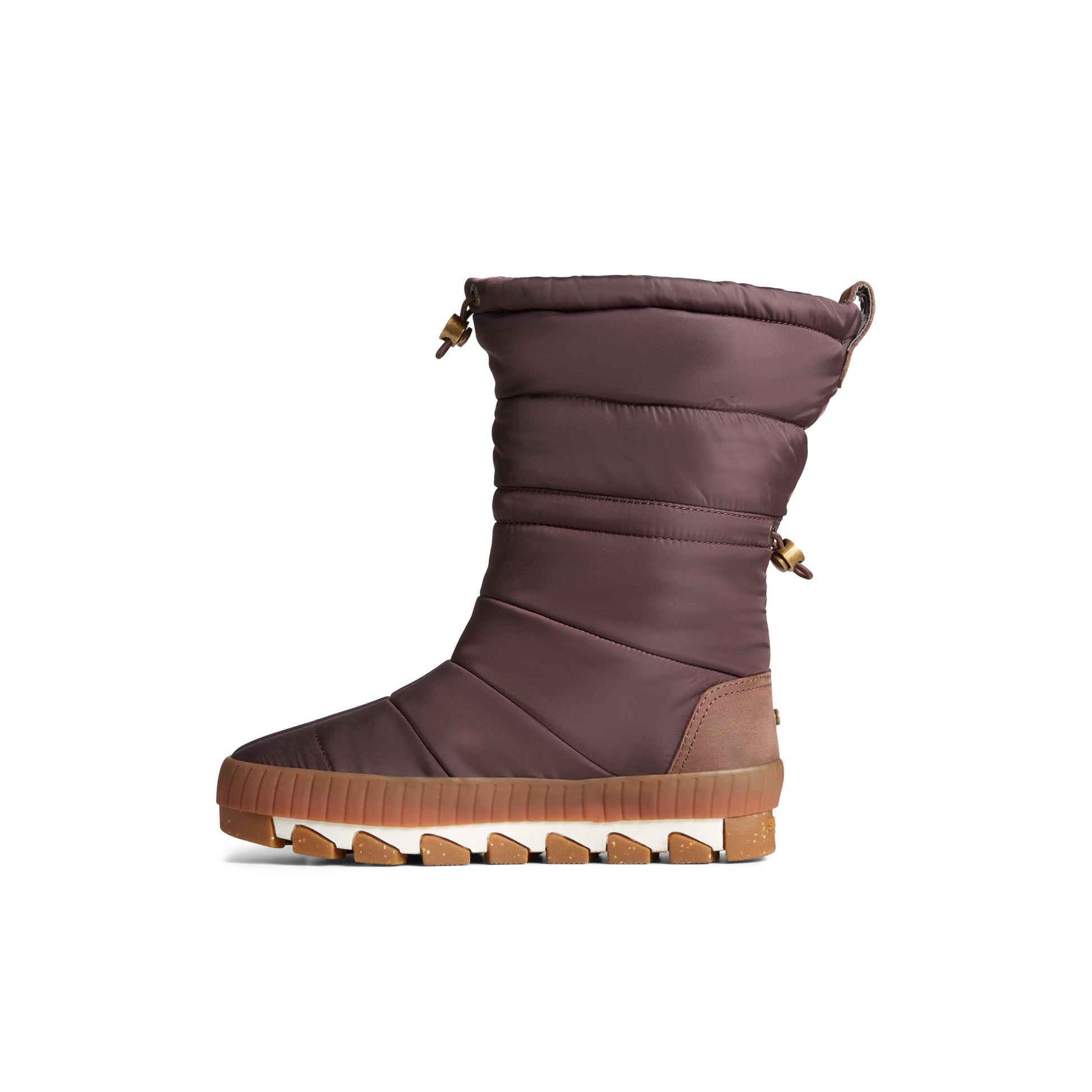 Side view of Brown Seacycled™ Torrent Fold Down Boot Winter Boots