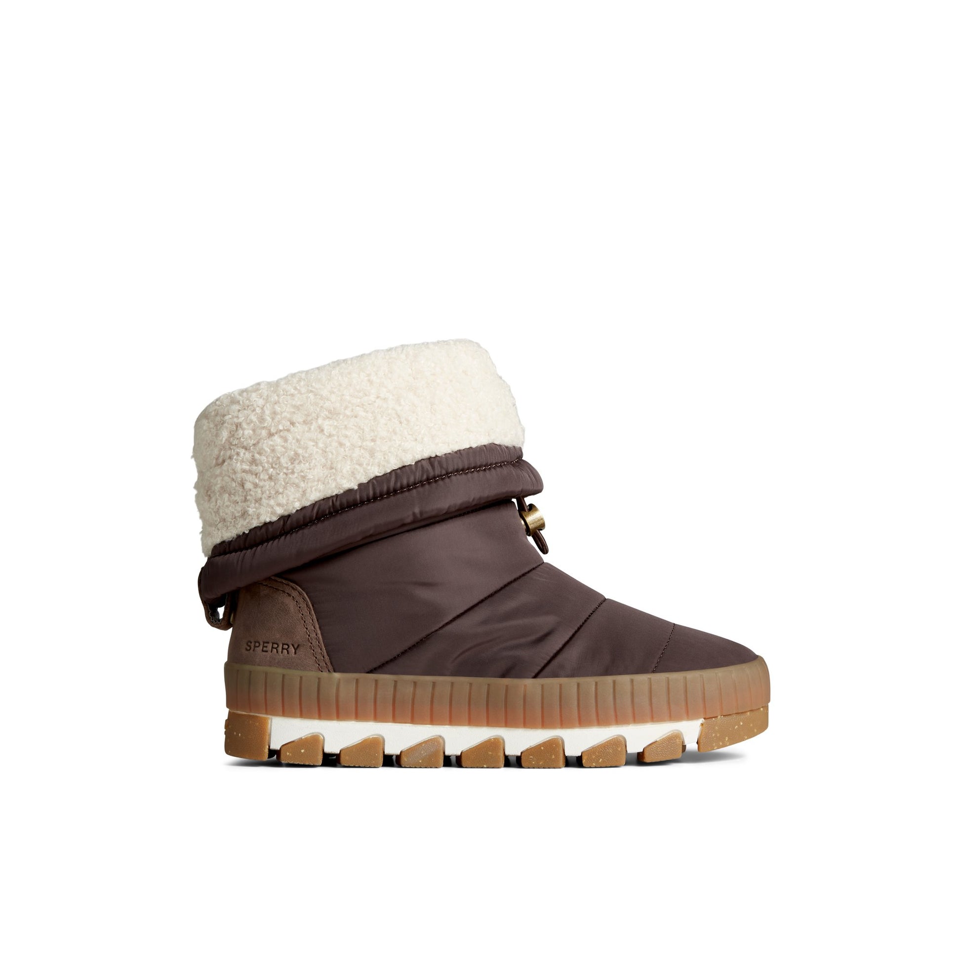 Main View of Brown Seacycled™ Torrent Fold Down Boot Winter Boots for Womens