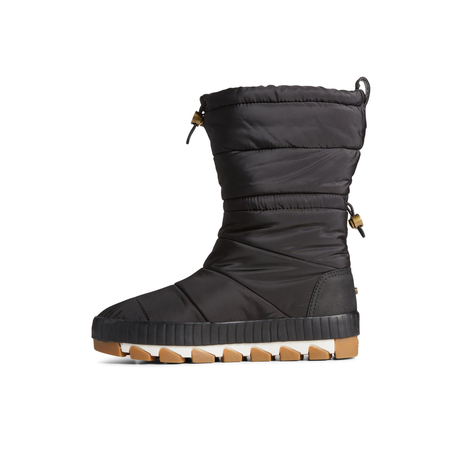 Side view of Black Seacycled™ Torrent Fold Down Boot Winter Boots