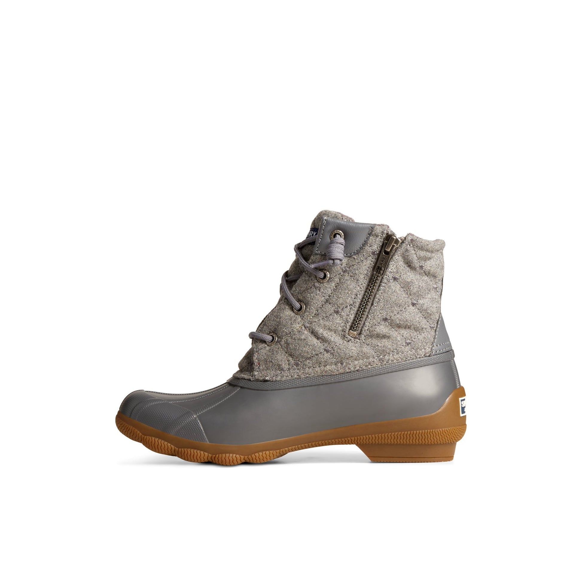 Side view of Grey Syren Gulf Wool Duck Boot Duck Boots