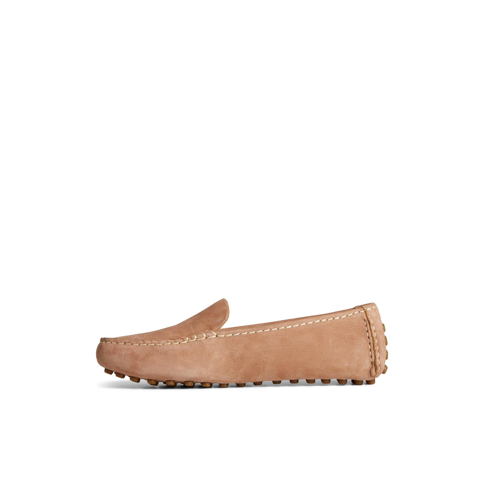 Side view of Medium Beige Port Driver Loafer Driver Loafer Casual Shoes