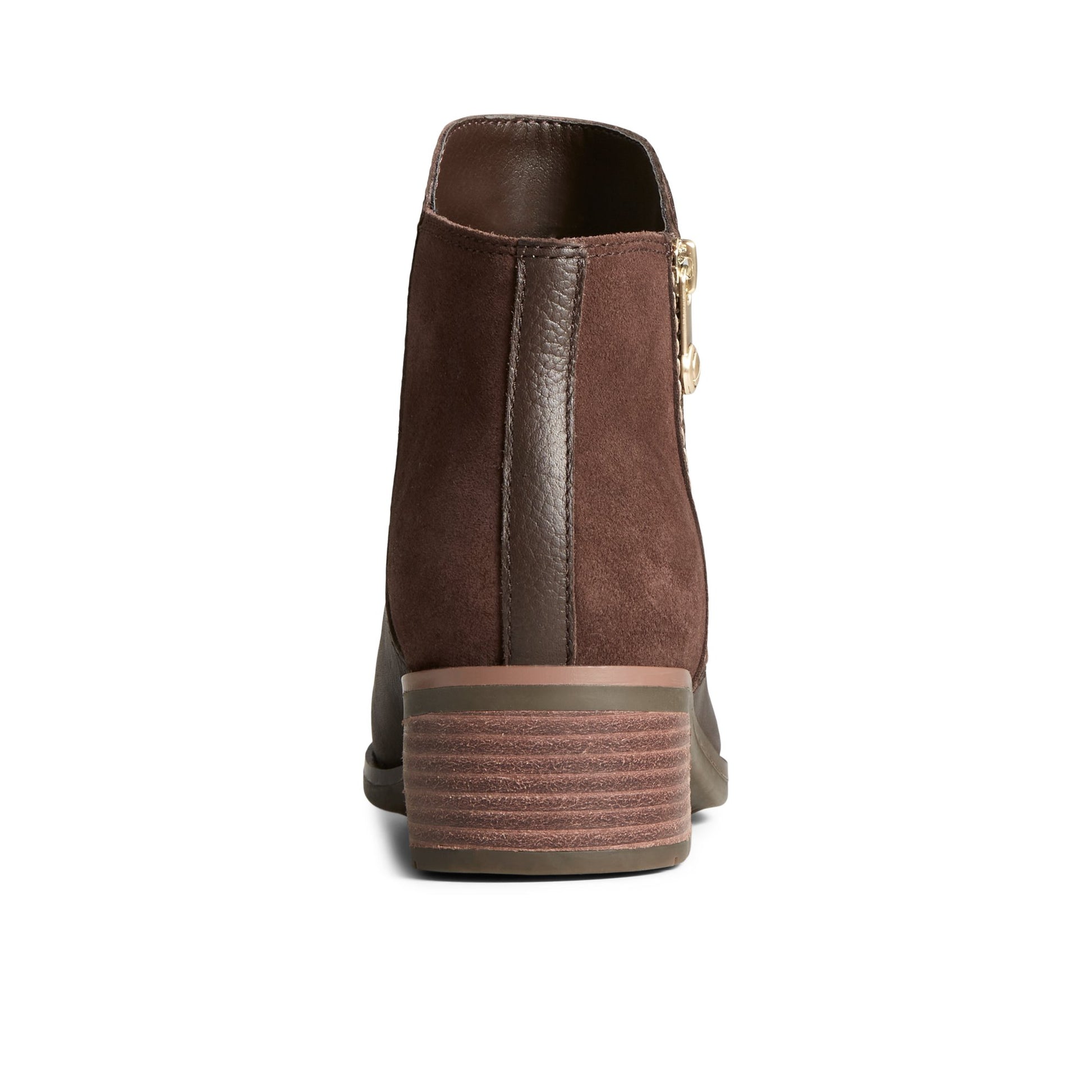 Close-up of the Brown Seaport Bootie 2.0 Ankle Booties