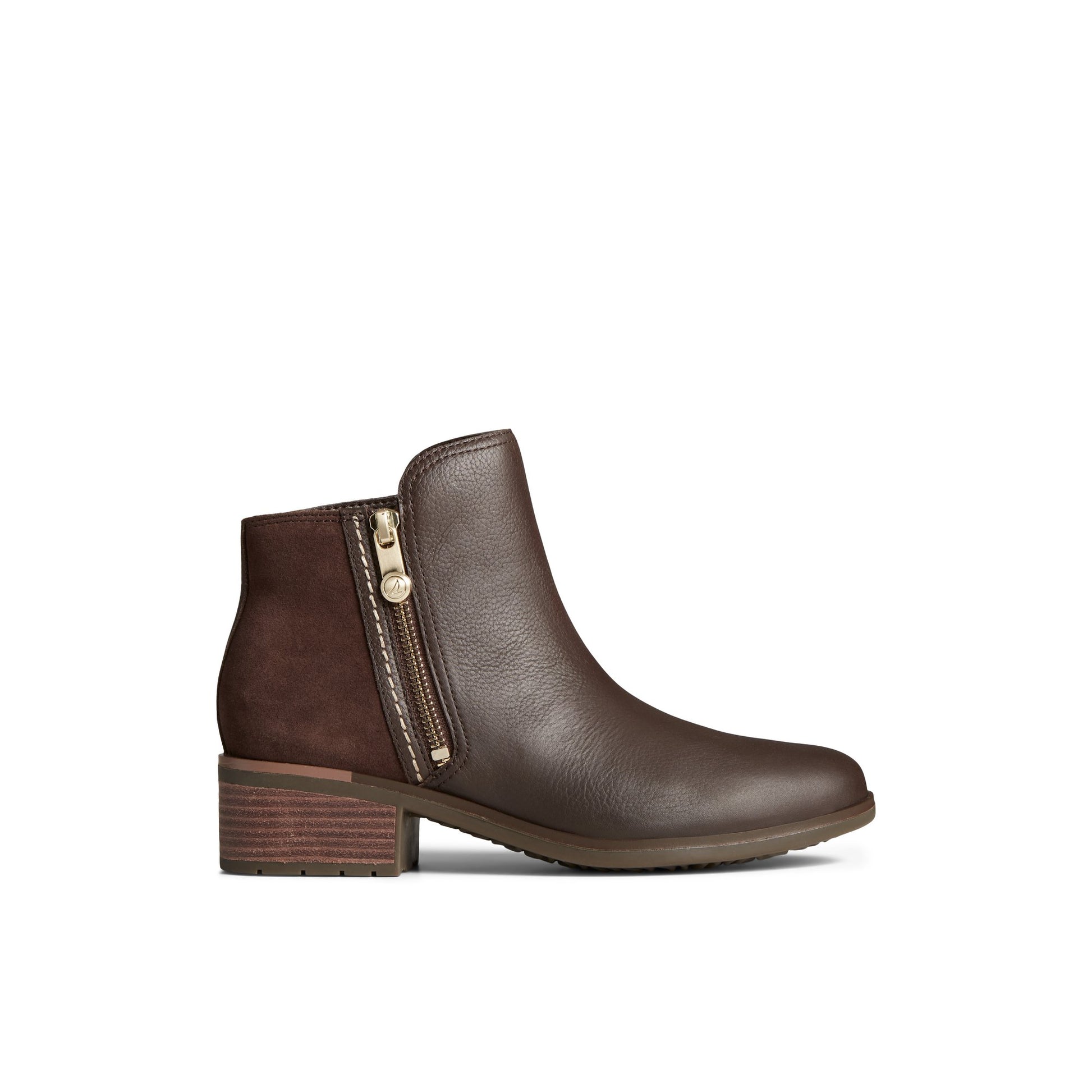 Main View of Brown Seaport Bootie 2.0 Ankle Booties for Womens