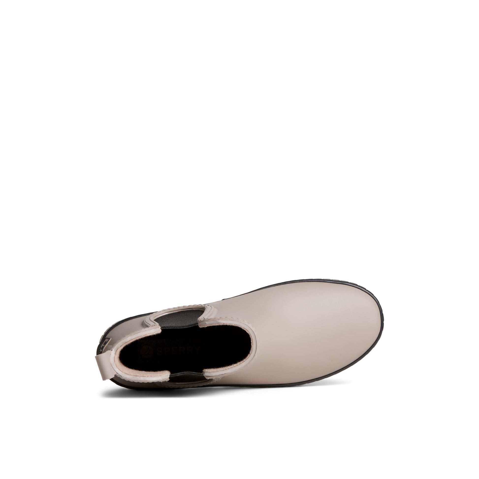 Top-down view of the Medium Beige Torrent Chelsea Waterproof Rain Boot Chelsea Rain Boot