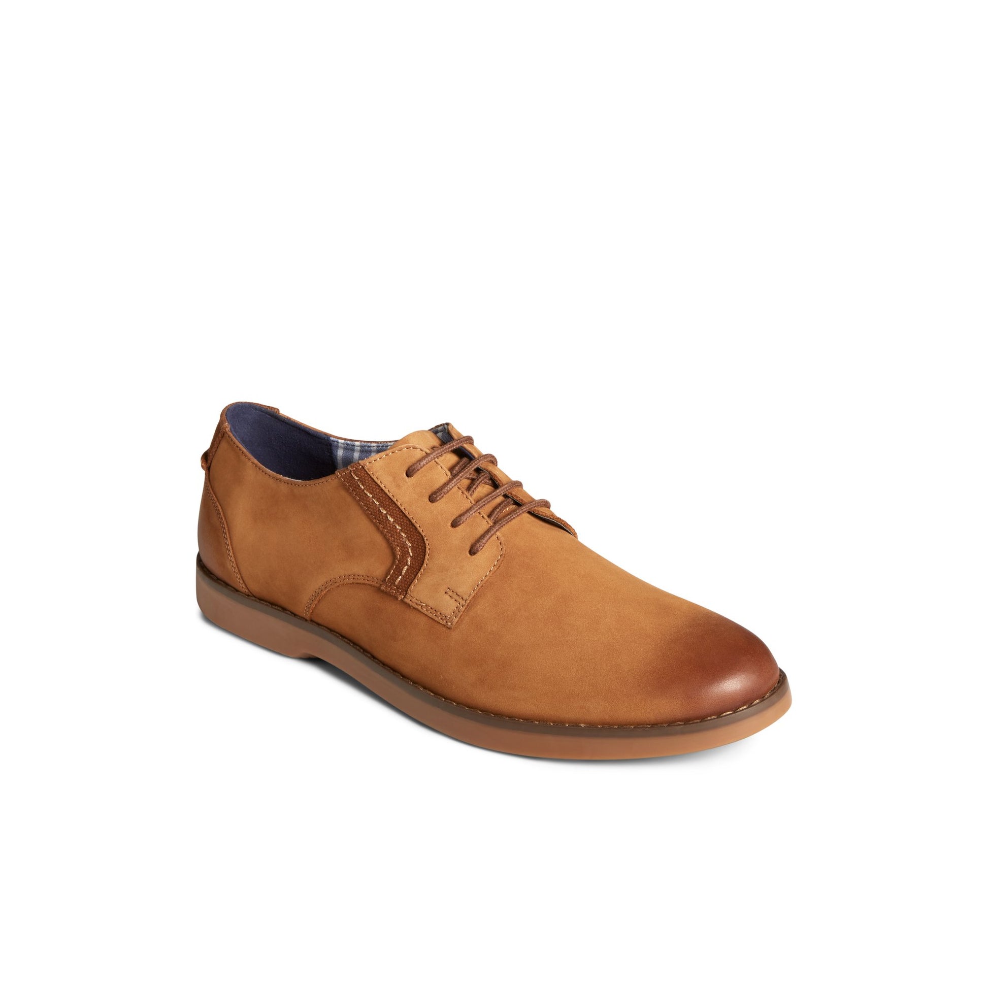 Three-quarter angle of Medium Beige Newman Oxford Dress Shoe Oxford Dress Shoes's front side