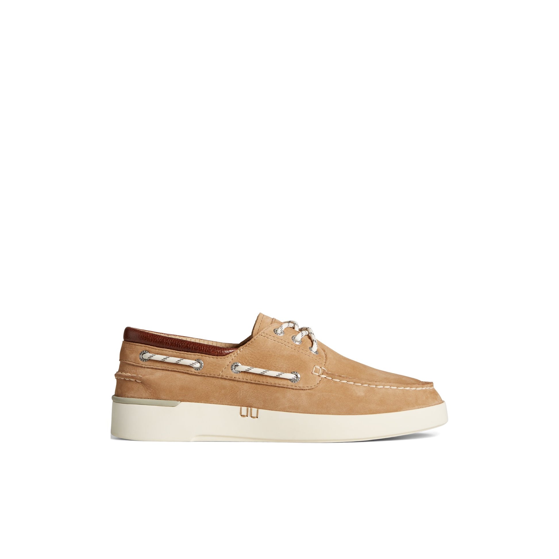 Main View of Medium Beige Authentic Original™ 3-Eye Cup Boat Shoe Boat Shoes for Unisex