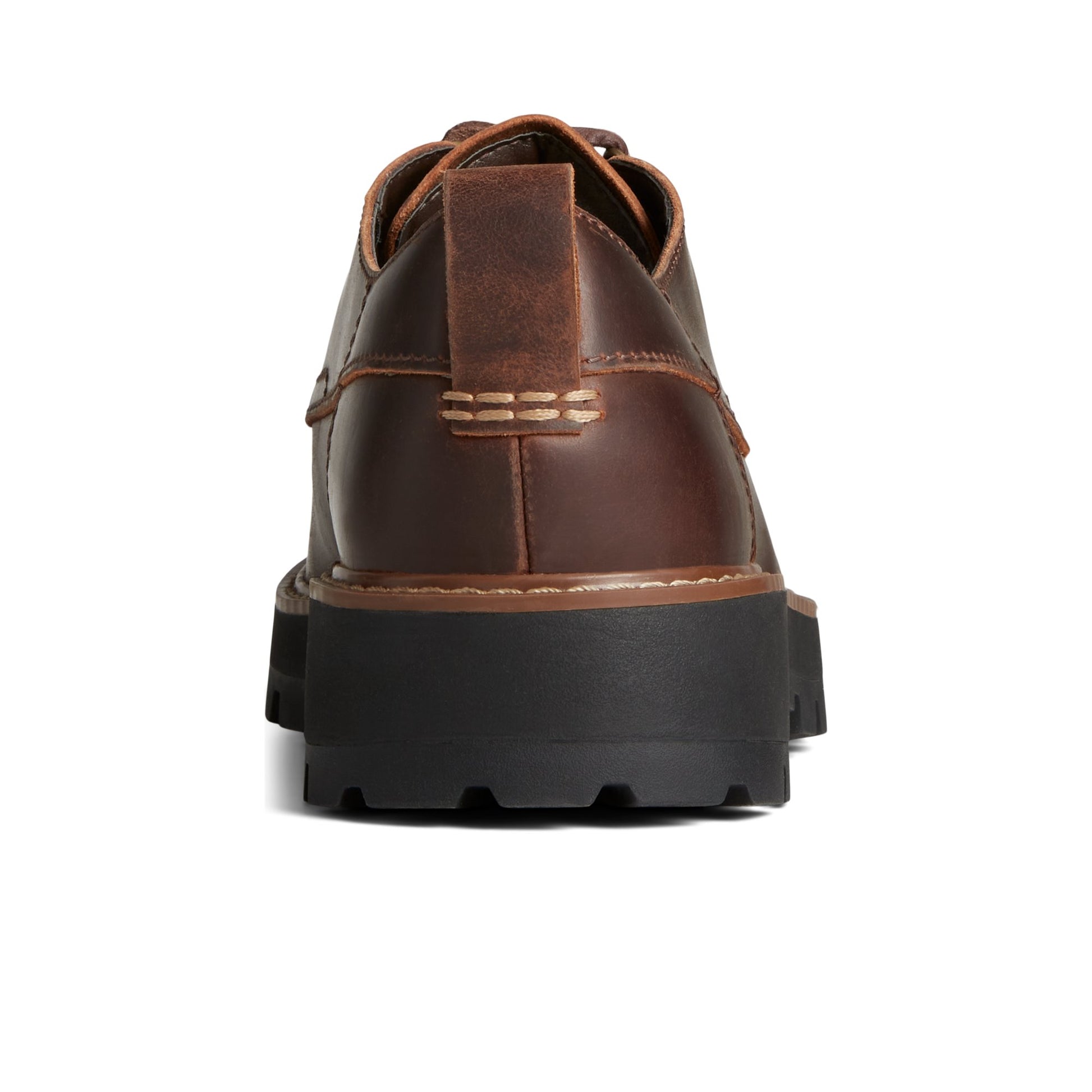 Close-up of the Dark Beige Mountain-Sider Oxford Casual Oxford Shoes