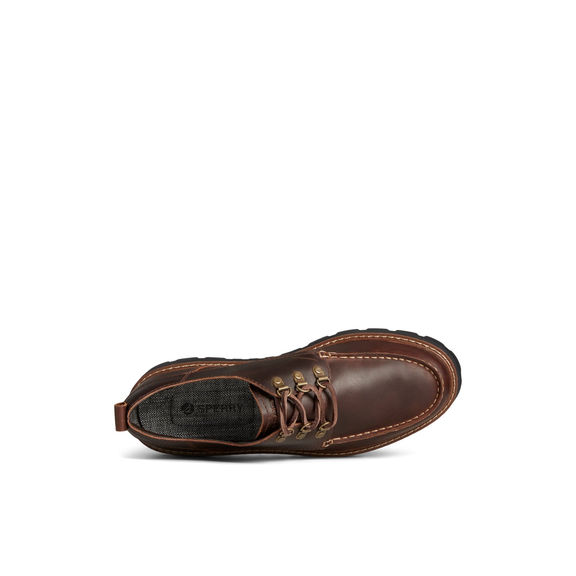 Top-down view of the Dark Beige Mountain-Sider Oxford Casual Oxford Shoes