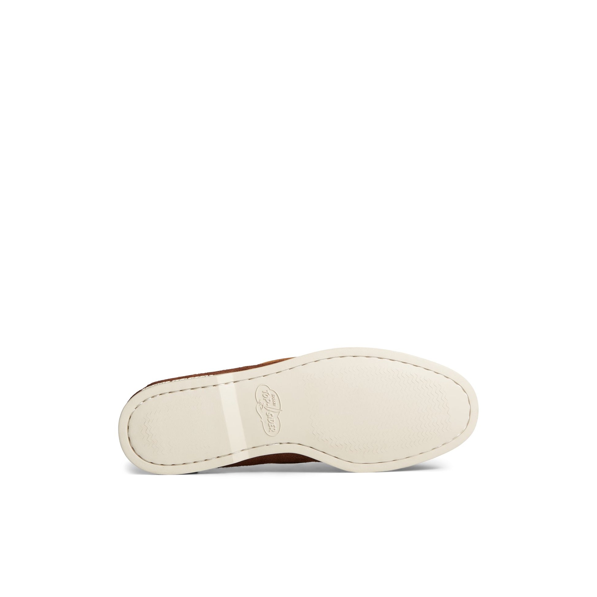 View of Brown Classic Authentic Original™ Suede Boat Shoe Boat Shoes's sole