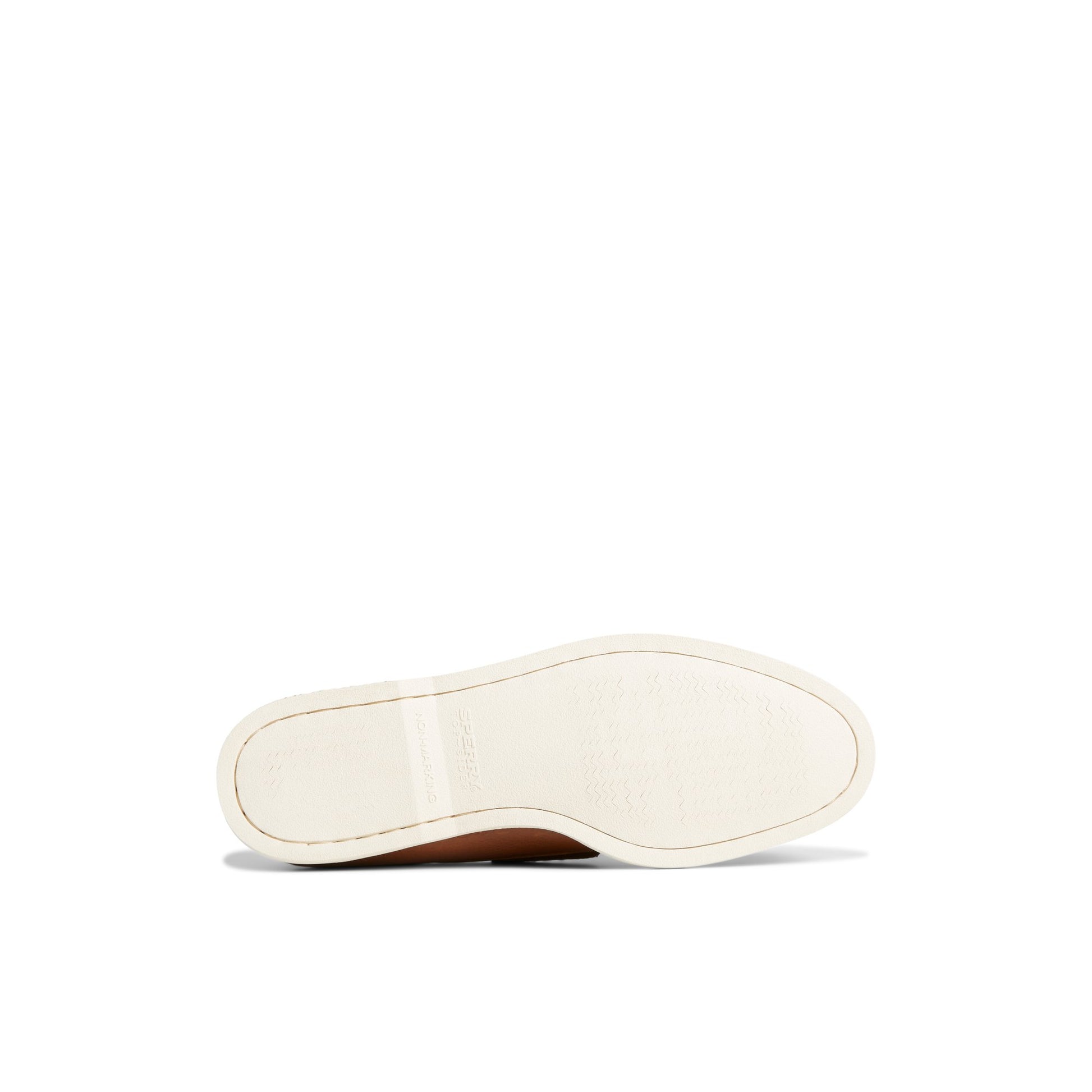 View of Medium Beige Gold Cup™ Authentic Original™ Tumbled Boat Shoe Boat Shoes's sole