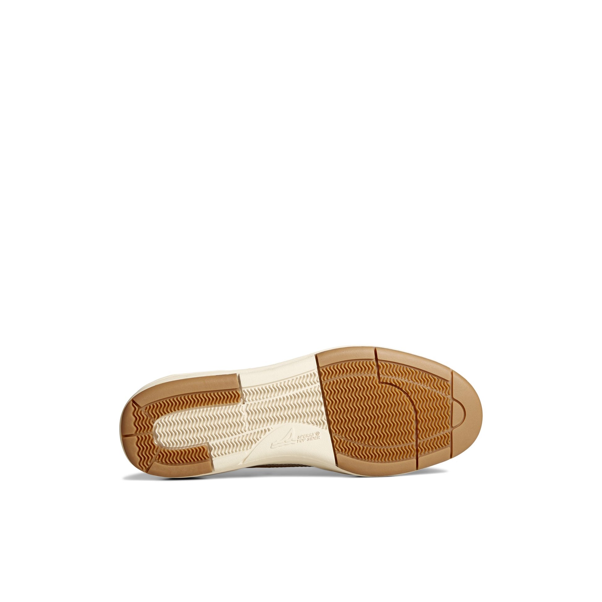 View of Natural US12 Boat Shoe Vulcanized Boat Shoe Sneaker's sole