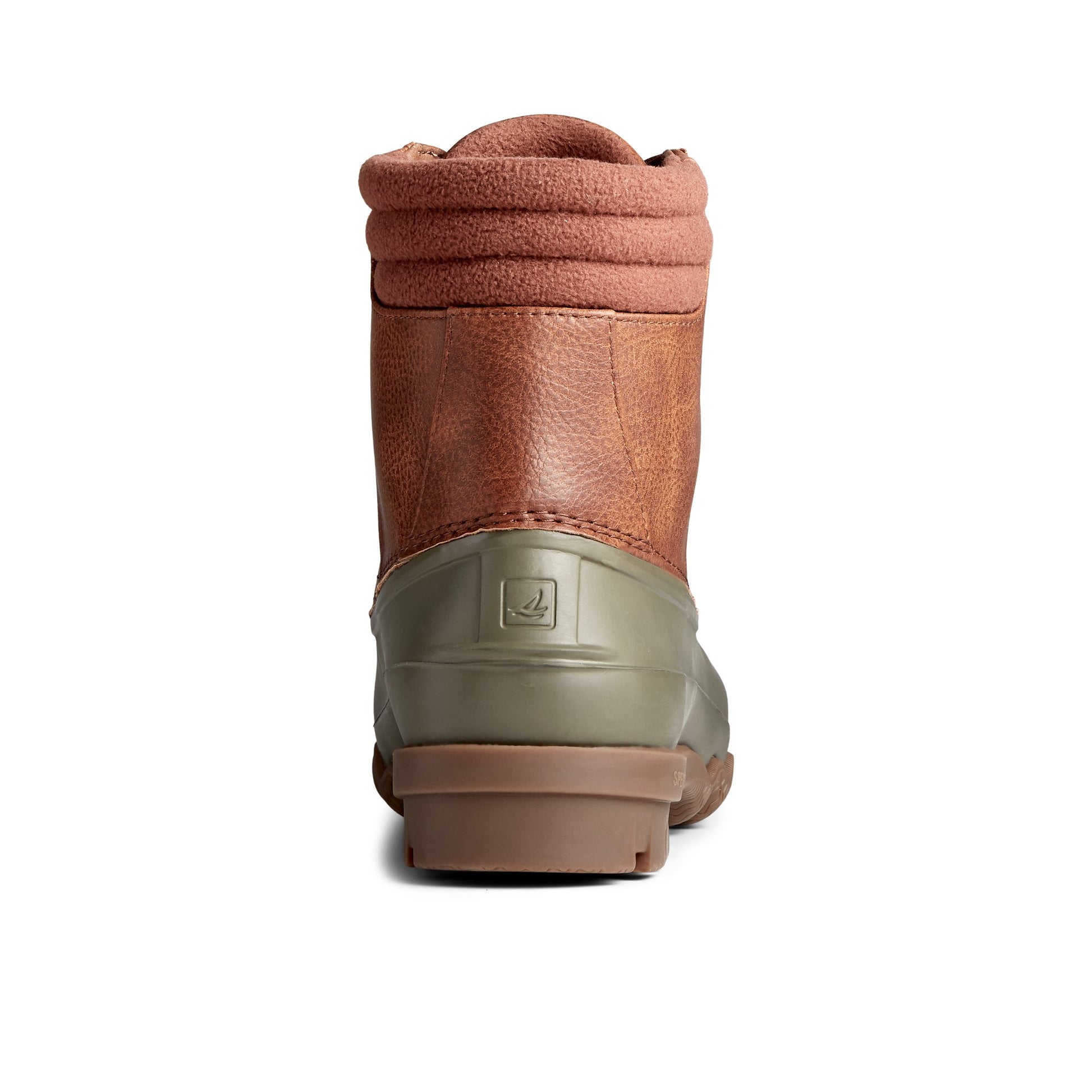 Close-up of the Medium Beige Avenue Synthetic Duck Boot Duck Boots