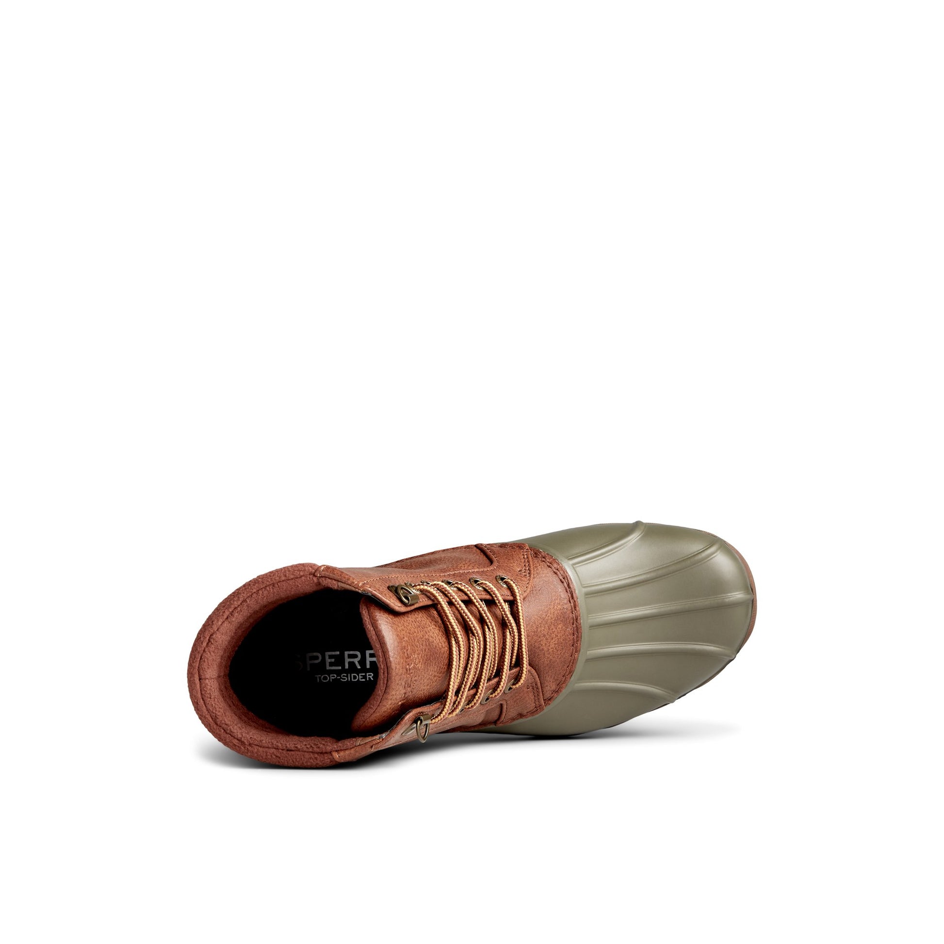 Top-down view of the Medium Beige Avenue Synthetic Duck Boot Duck Boots
