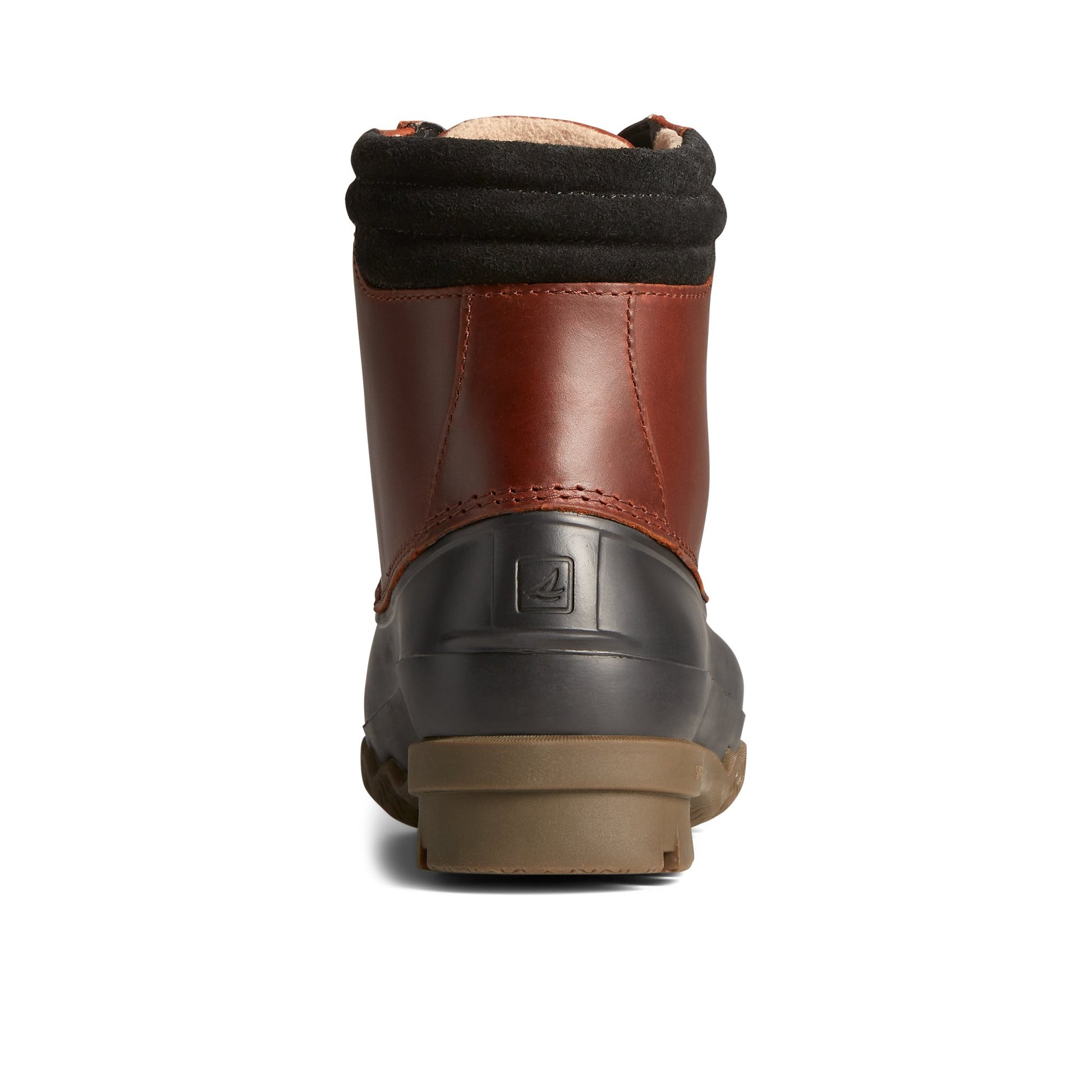 Close-up of the Black Avenue Duck Boot Duck Boots
