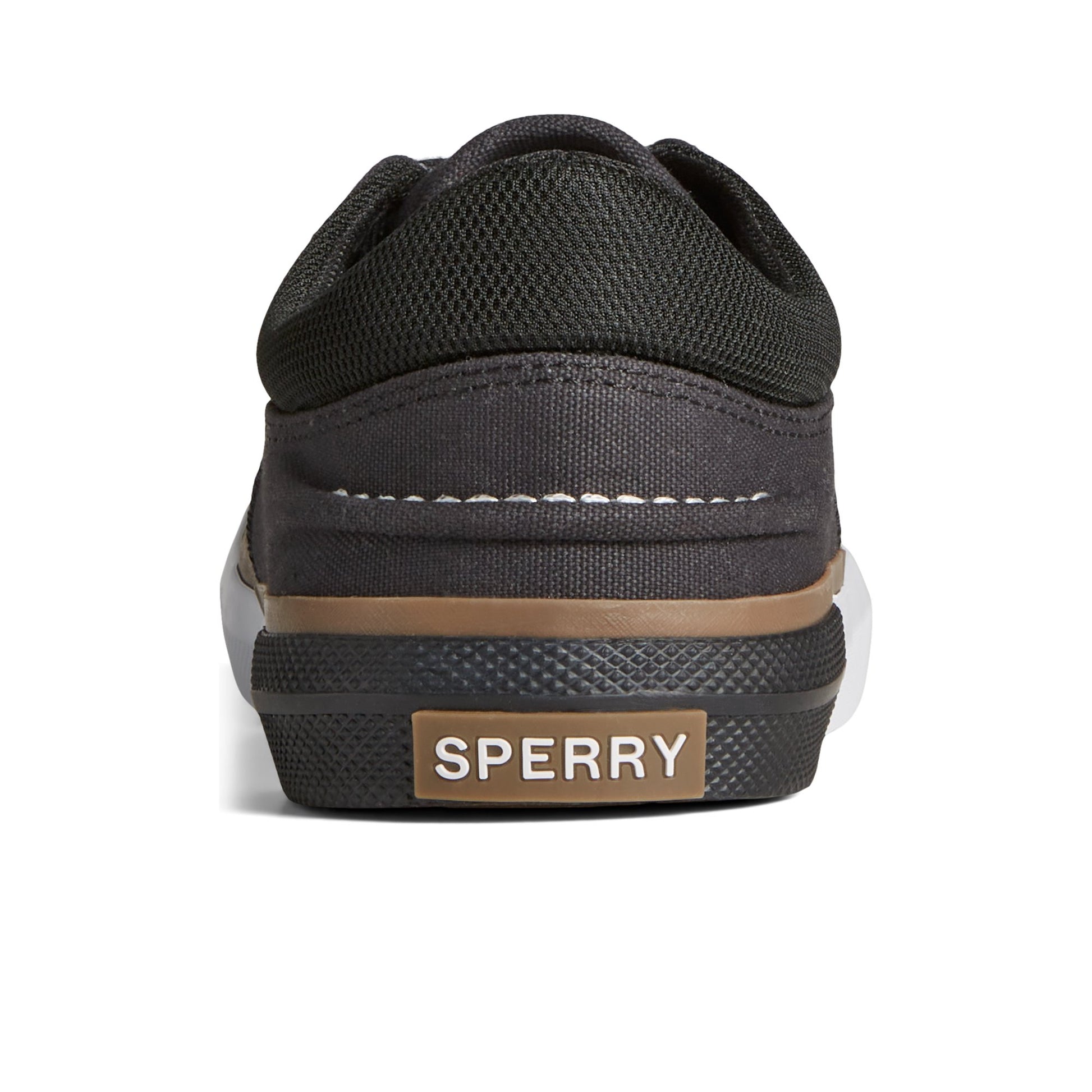 Close-up of the Black Crossjack Sneaker Vulcanized Sneaker