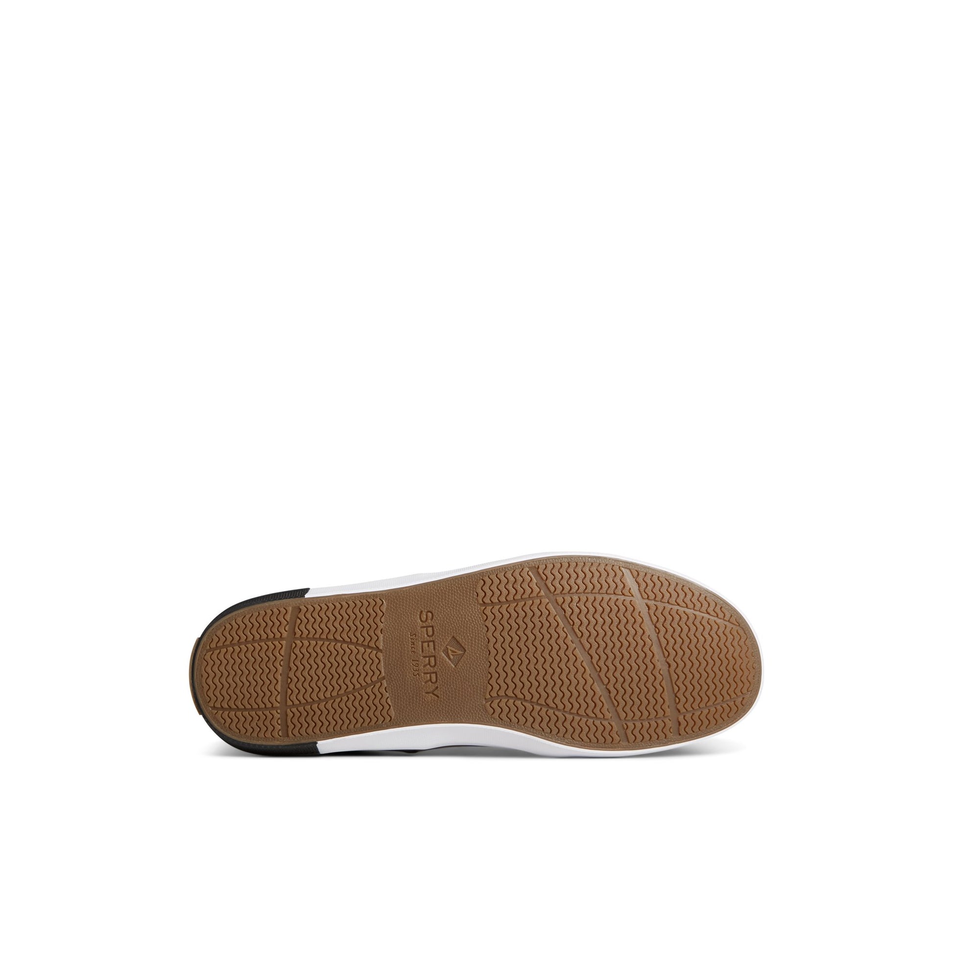 View of Black Crossjack Sneaker Vulcanized Sneaker's sole