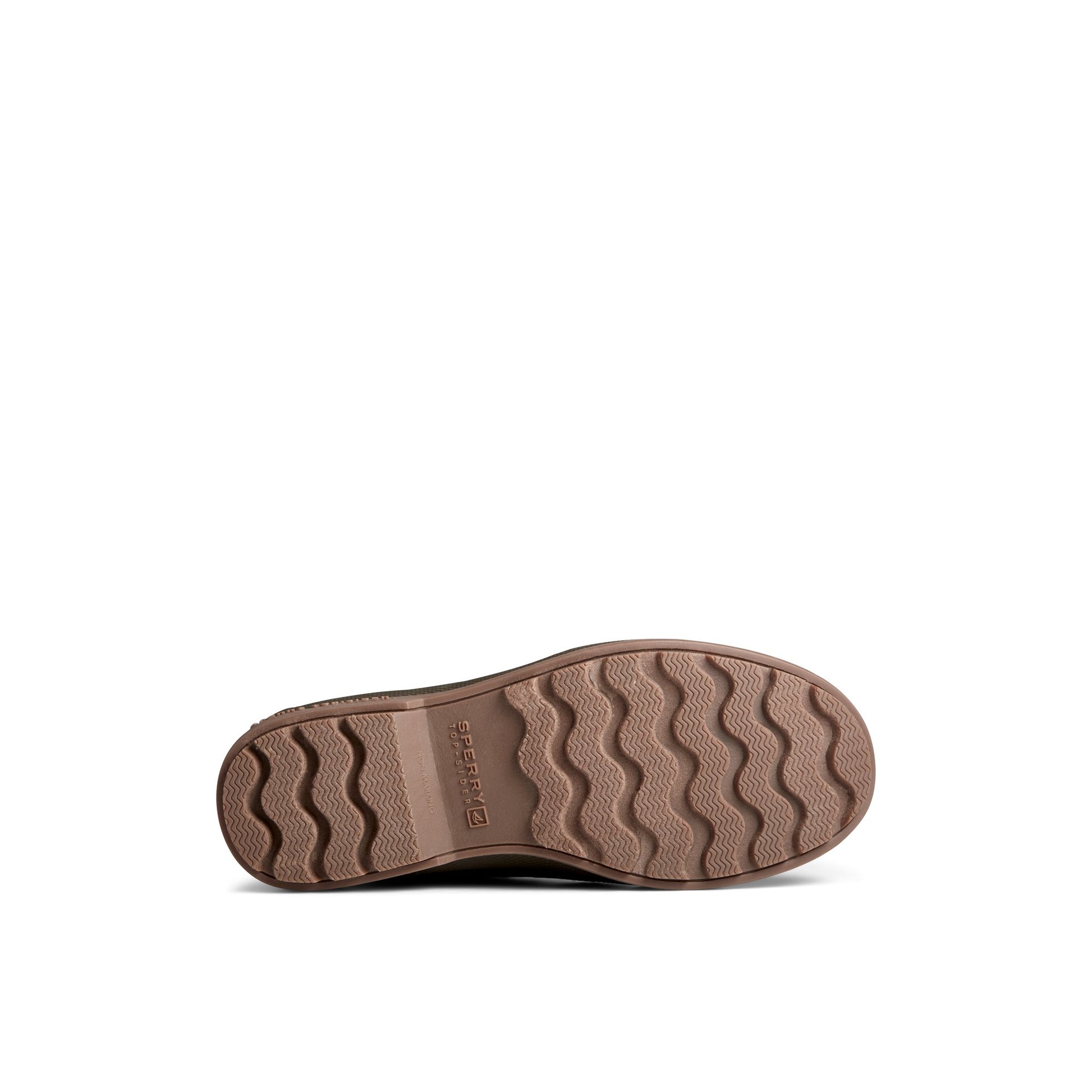 View of Brown Cold Bay Thinsulate™ Water-resistant Chukka Winter Duck Boots's sole