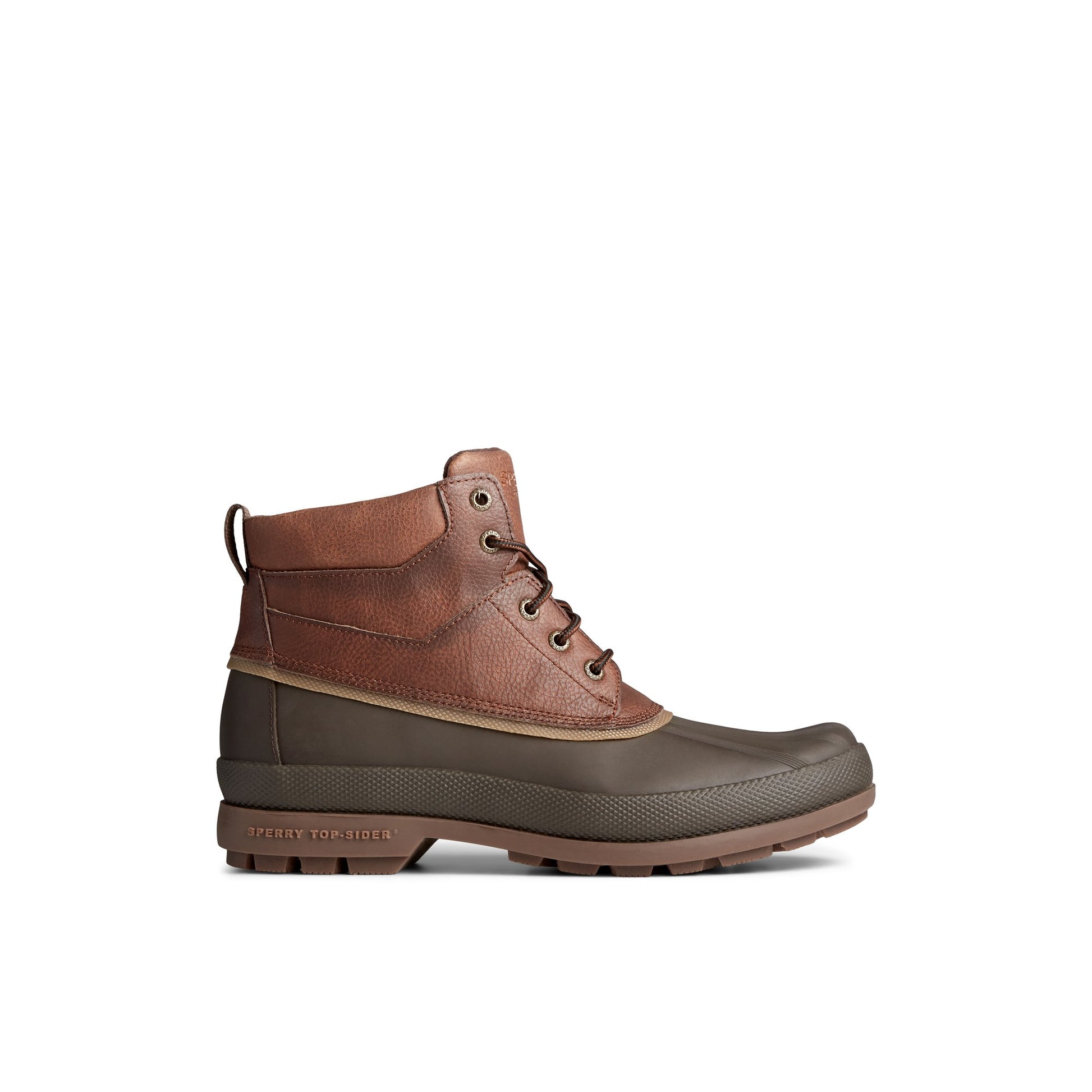 Main View of Brown Cold Bay Thinsulate™ Water-resistant Chukka Winter Duck Boots for Mens