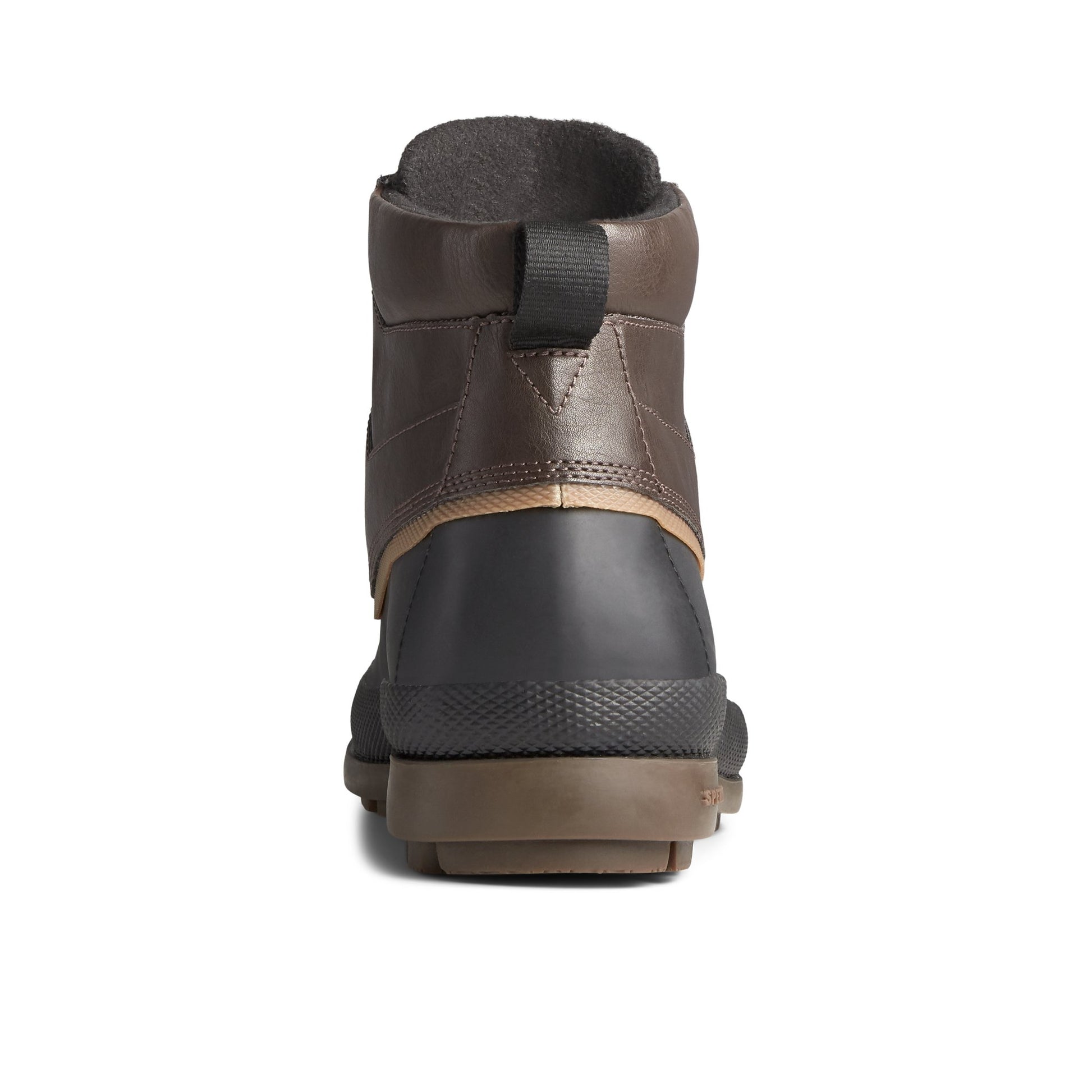 Close-up of the Dark Brown Cold Bay Thinsulate™ Water-resistant Chukka Winter Duck Boots