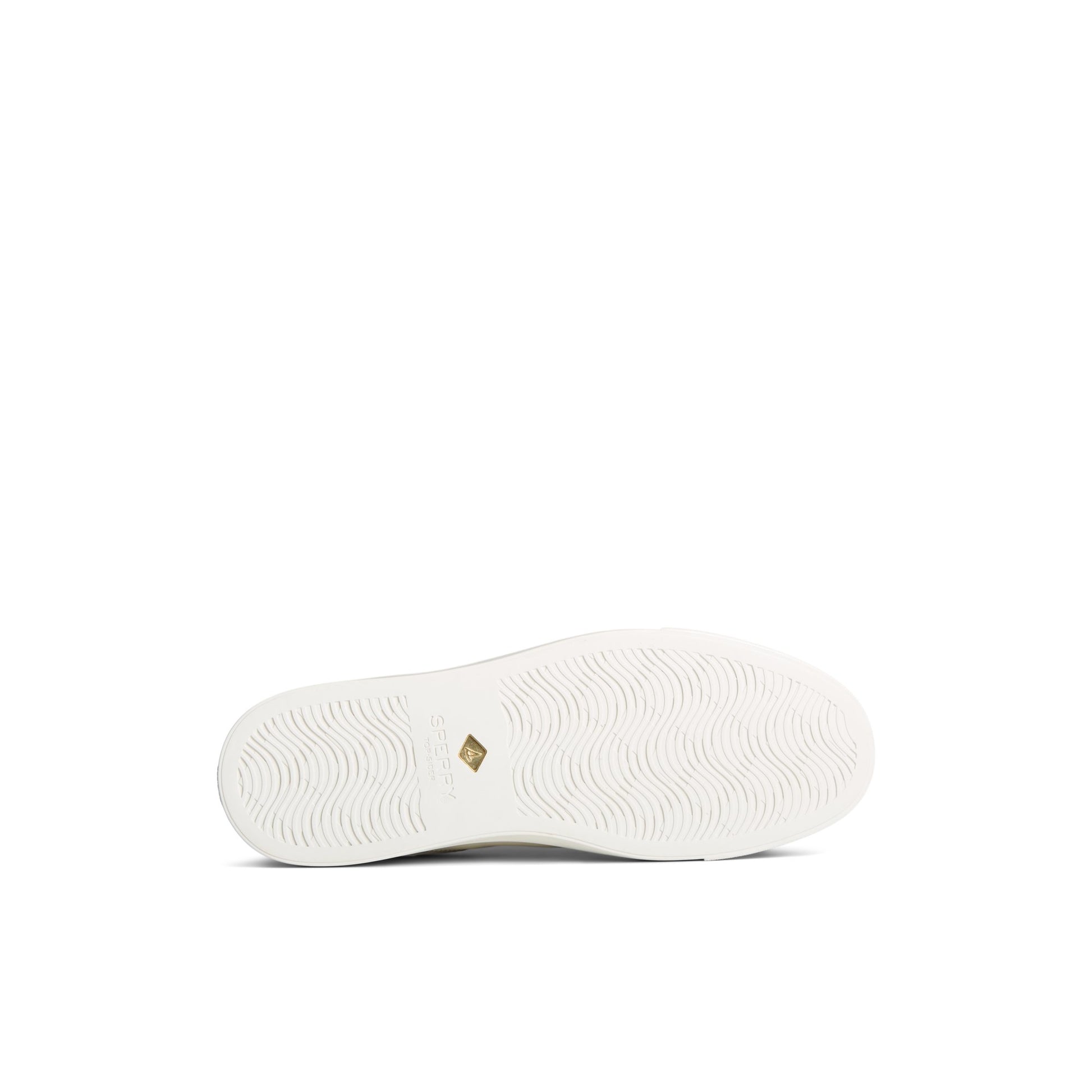 View of White Gold Cup™ Striper LTT Sneaker Vulcanized Sneaker's sole