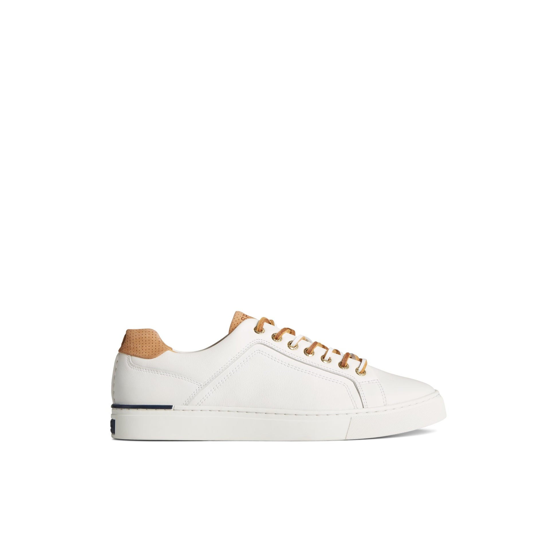 Main View of White Gold Cup™ Striper LTT Sneaker Vulcanized Sneaker for Mens