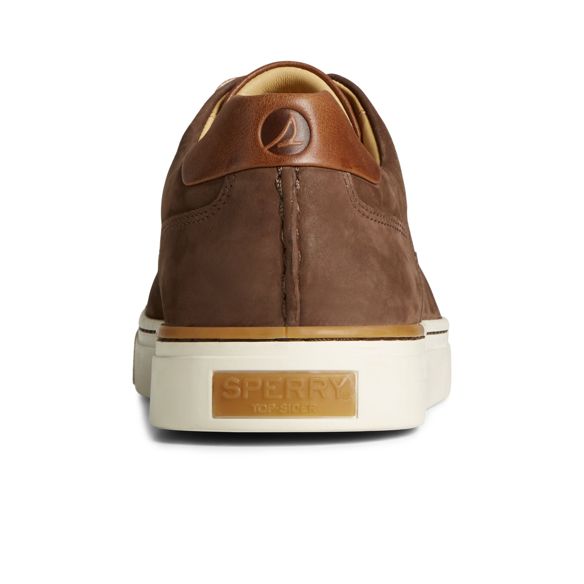 Close-up of the Brown Gold Cup™ Striper LTT Sneaker Vulcanized Sneaker