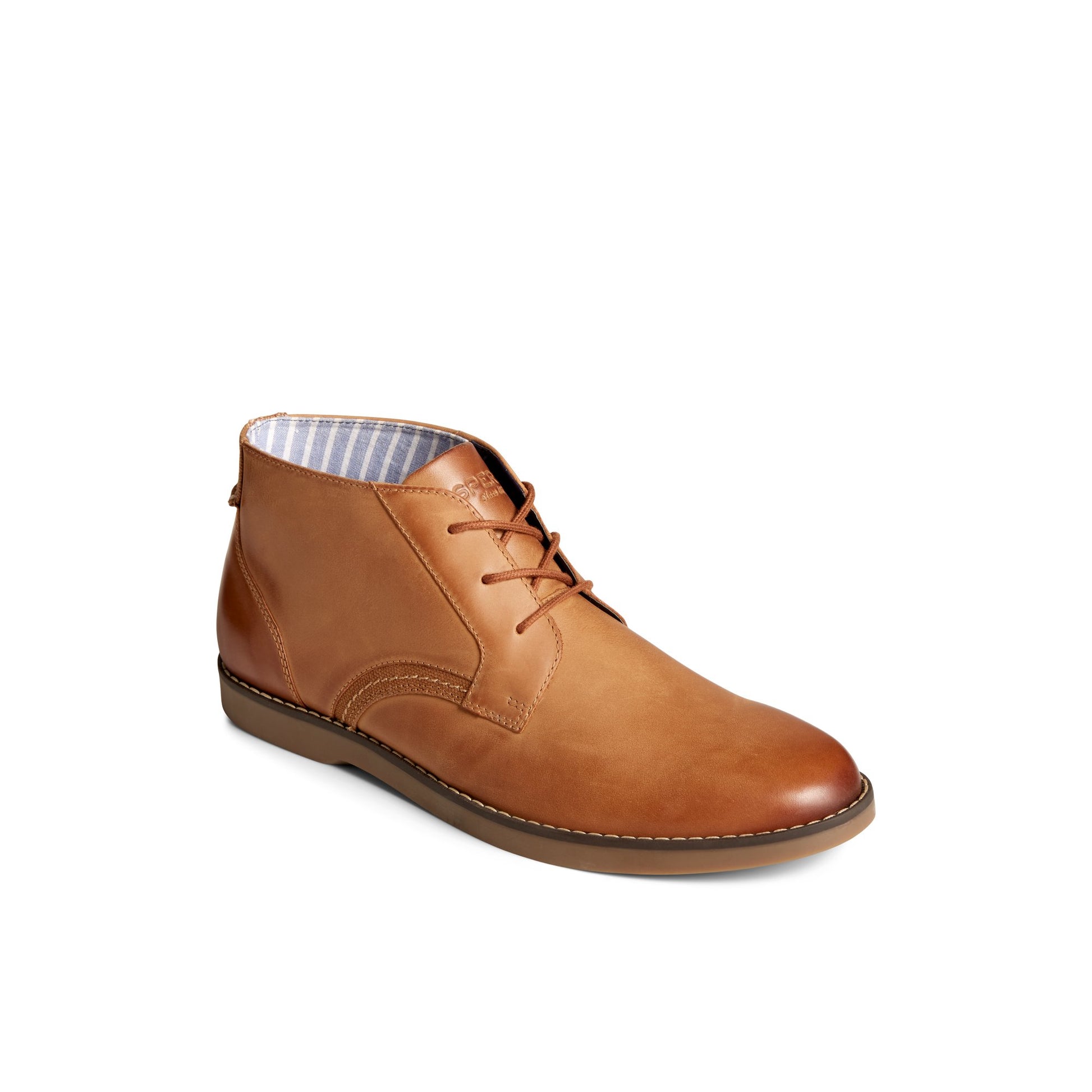 Three-quarter angle of Medium Beige Newman Chukka Boot Chukka Boots's front side