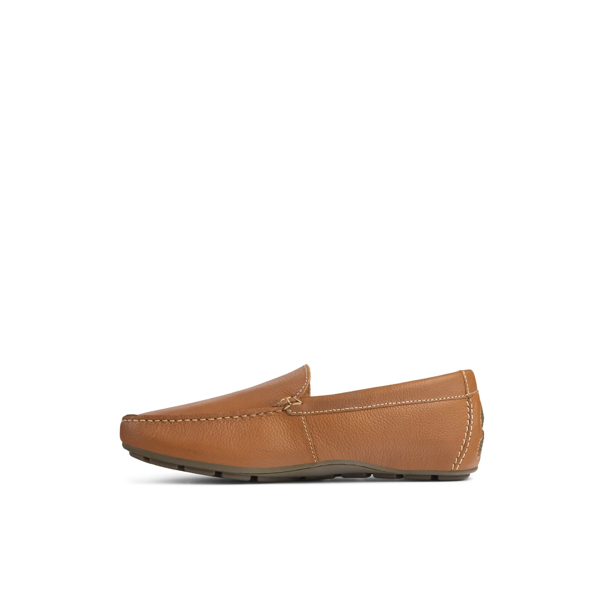 Side view of Medium Beige Wave Venetian Driver Driver Loafer Casual Shoes